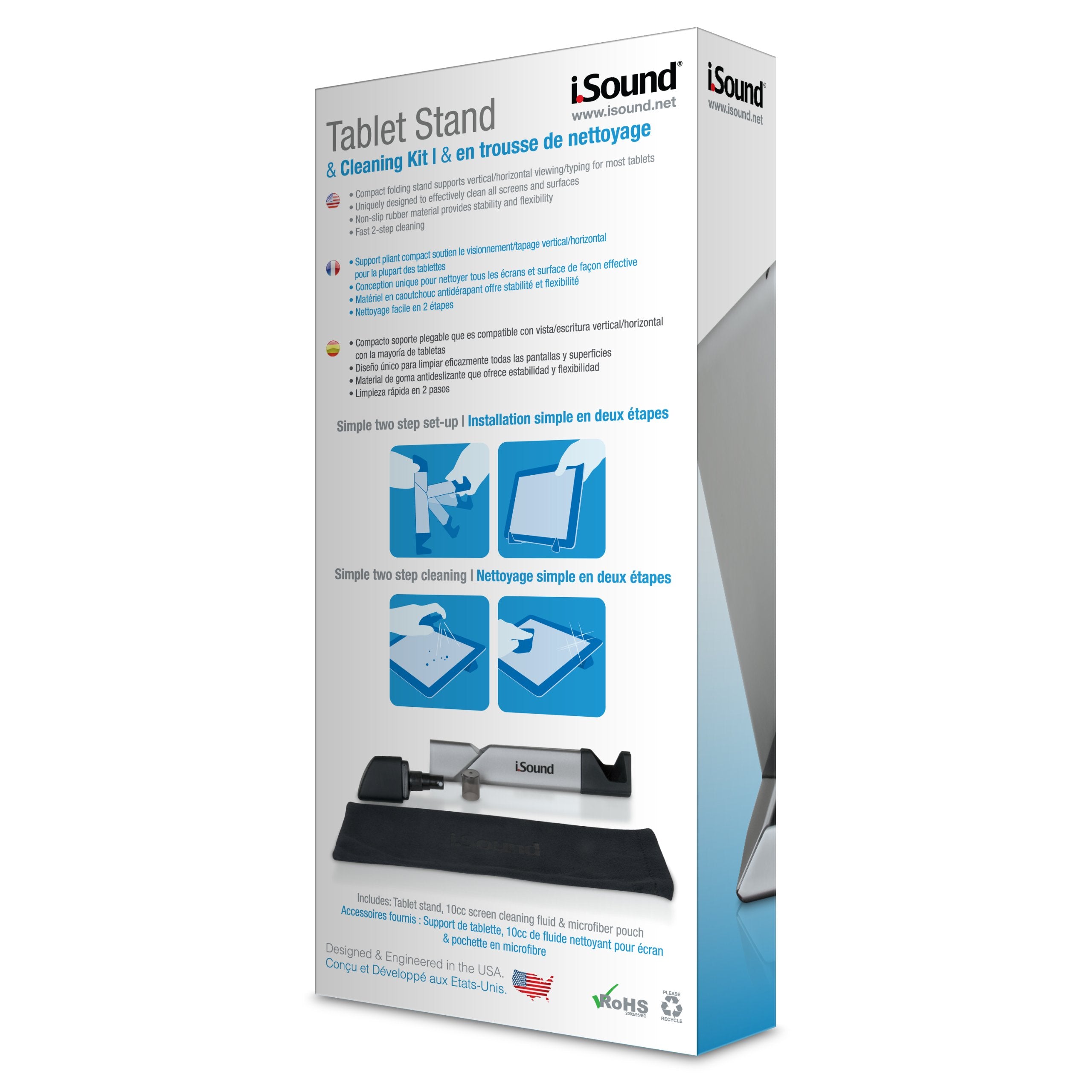 Isound Tablet Stand And Cleaning Kit