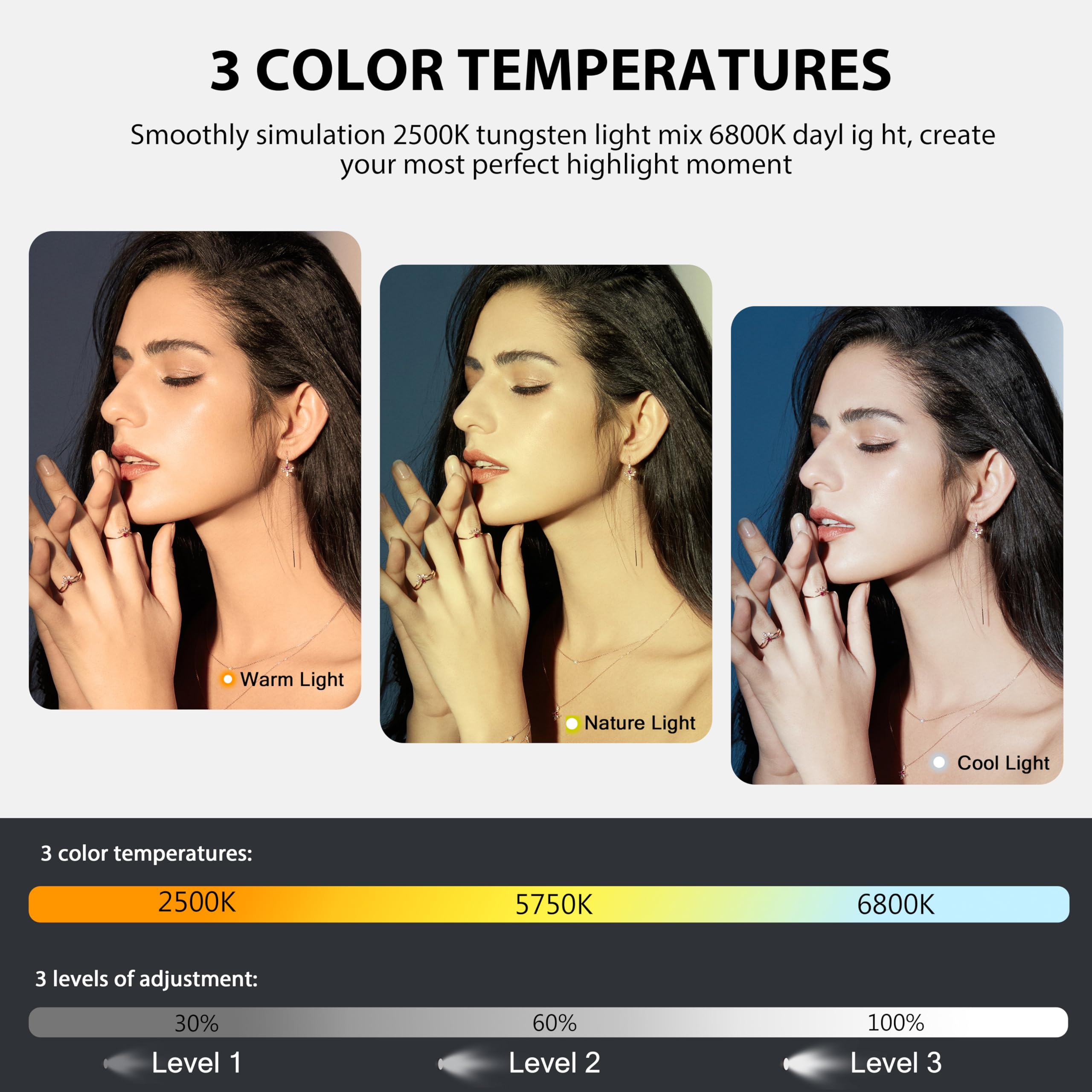 Startrc Magnetic Fill Light For Dji Osmo Pocket 3 Creator Combo, Magnetic Mount Compatible With Dji Pocket 3/Osmo Mobile 7P/7/6 Accessories