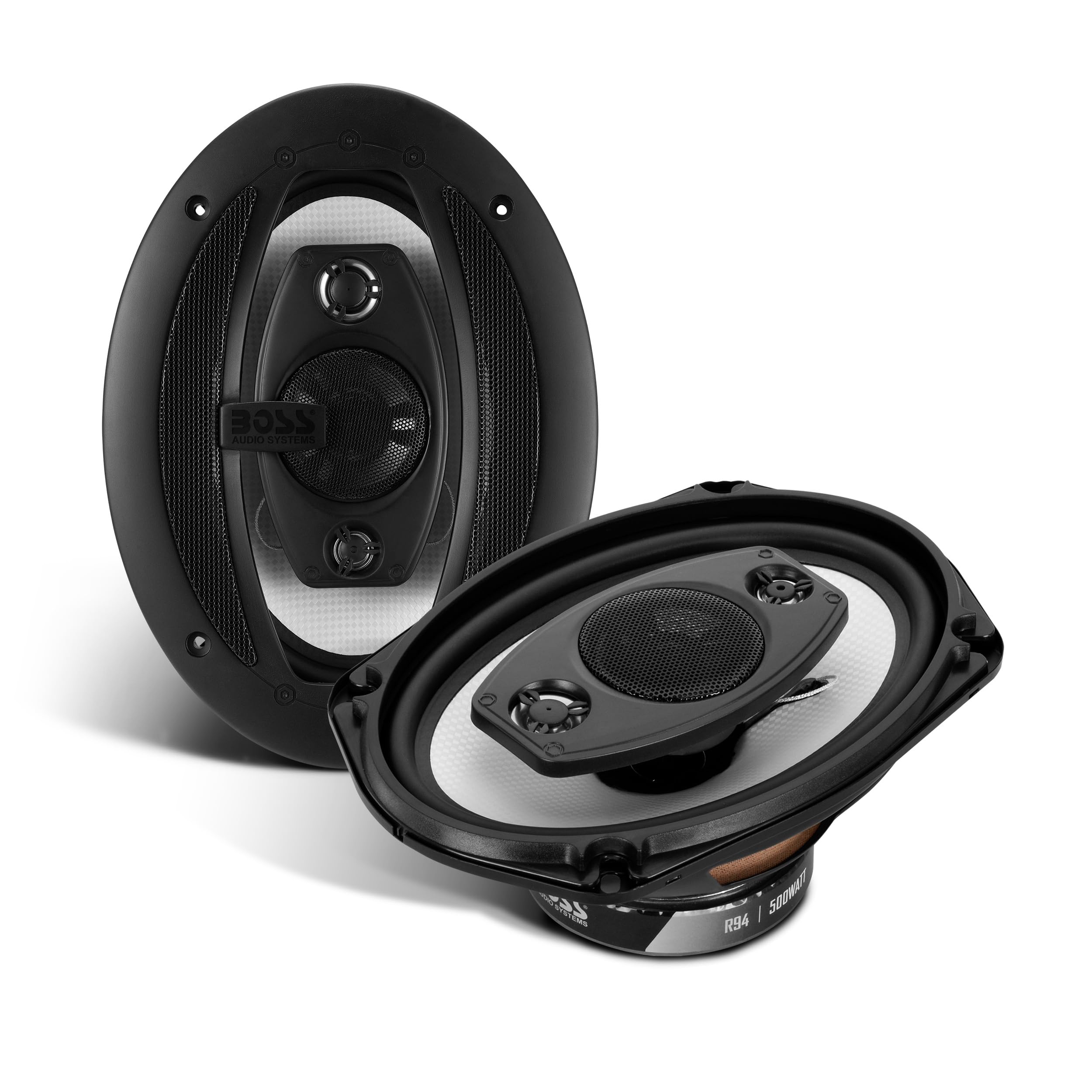 Boss Audio Systems R94 Riot Series 6 X 9 Inch Car Stereo Door Speakers   500 Watts Max, 4 Way, Full Range, Tweeters, Coaxial, So