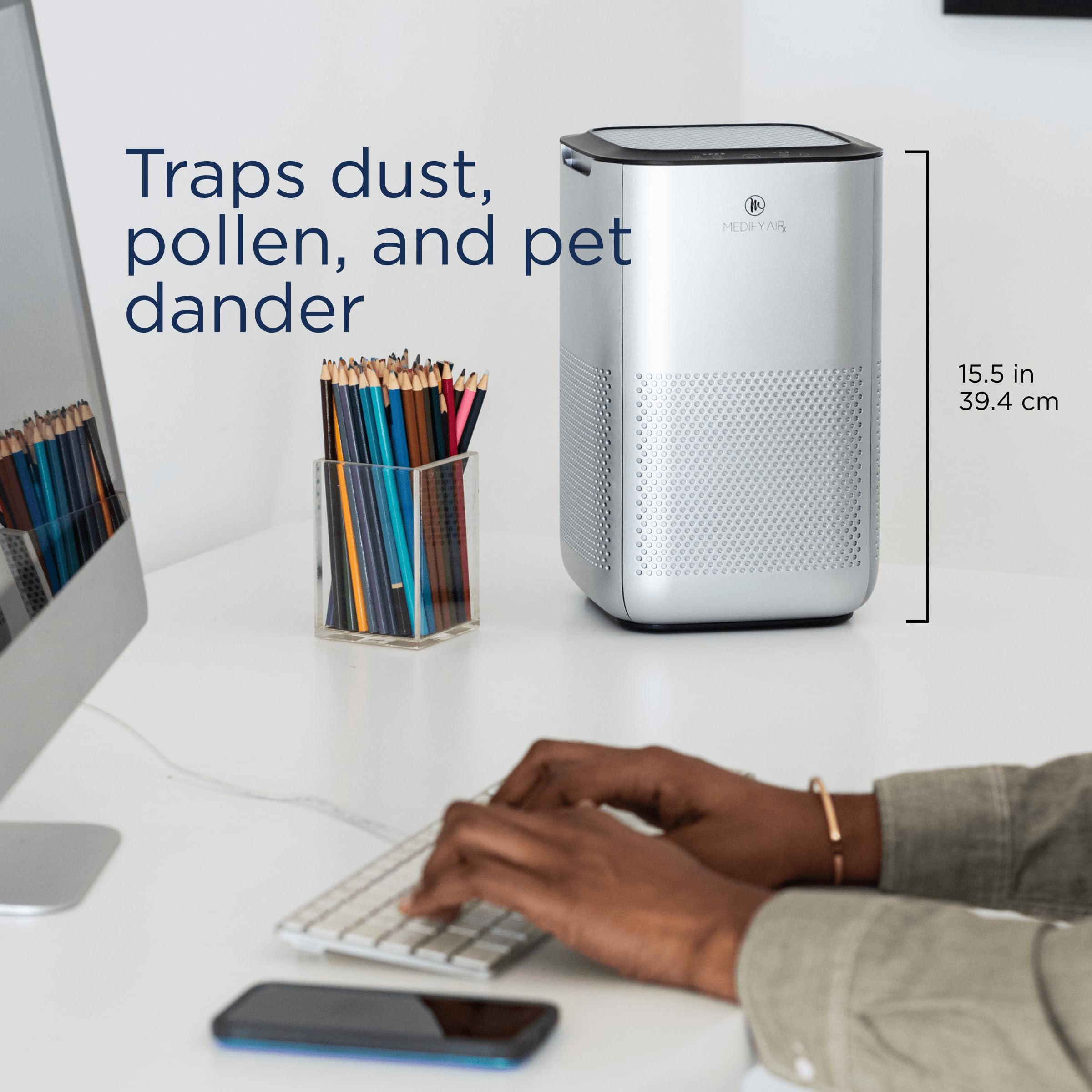 Medify Air Ma 15 Air Purifier With H13 True Hepa Filter  330 Sq Ft Coverage  For Allergens, Wildfire Smoke, Dust, Odors, Pollen,