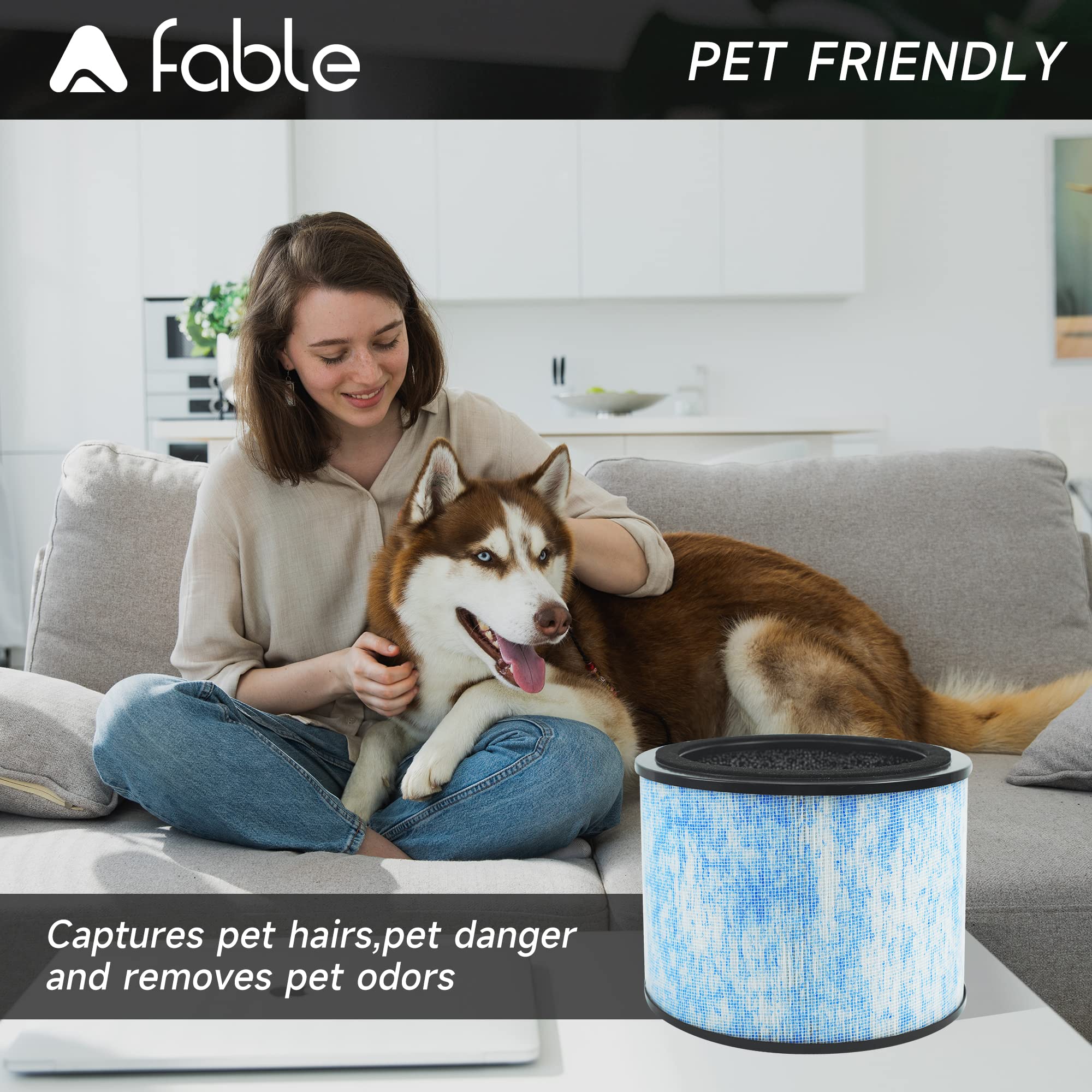 2 Pack Ap200 3 In 1 H13 True Hepa Replacement Filters Compatible With Instant Ap200, Pre Filter & H13 Grade True Hepa Filter & H