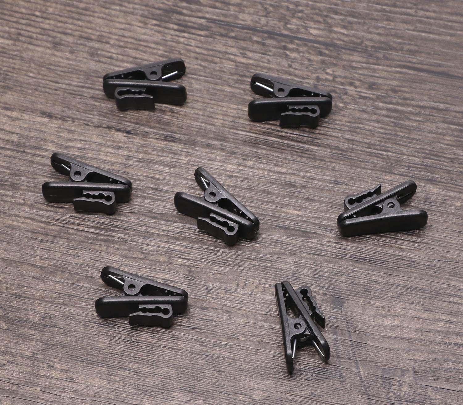 Mini Skater 1 Inch Length Small Earphone Wire Clip Headphone Mount Cable Clothing Clip Earbud Clip To Keep Earphone/Microphone C