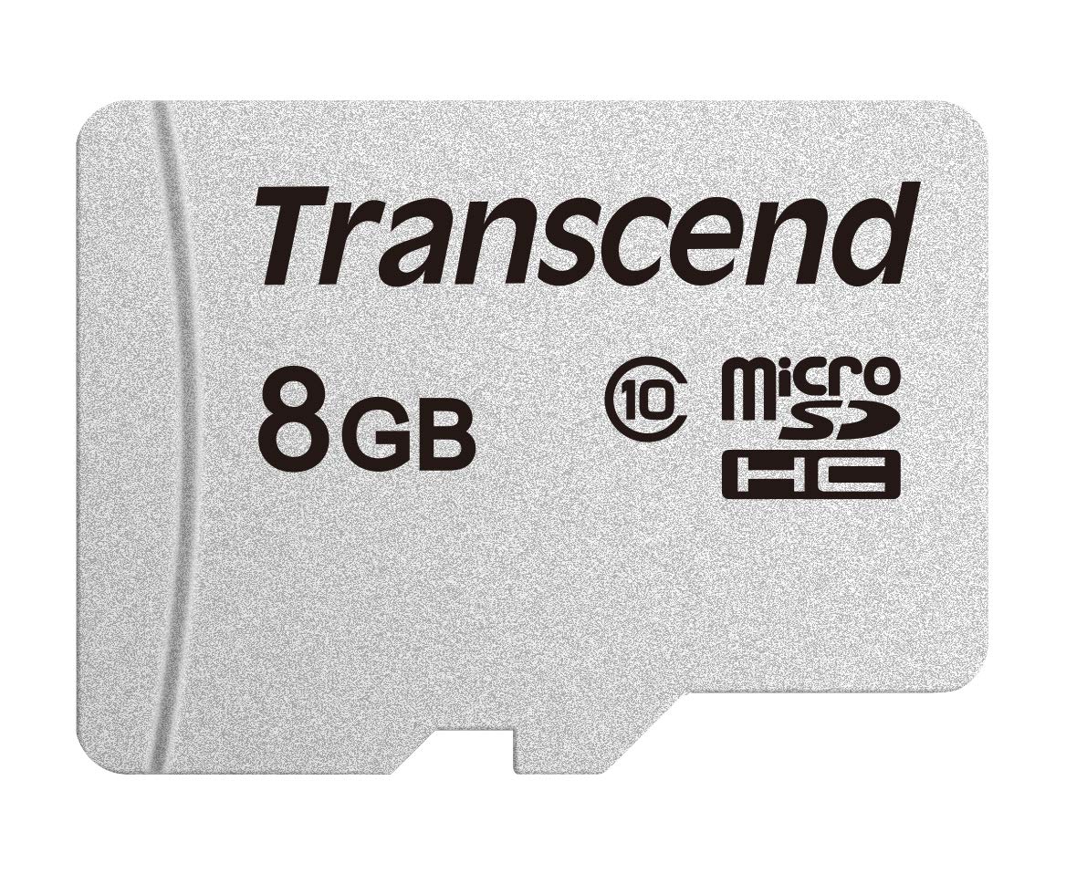 Transcend 8GB microSDHC Micro SD Card C10, Full HD Video Memory Card for Nintendo-Switch/GoPro/Insta360/Surveillance Home Securi