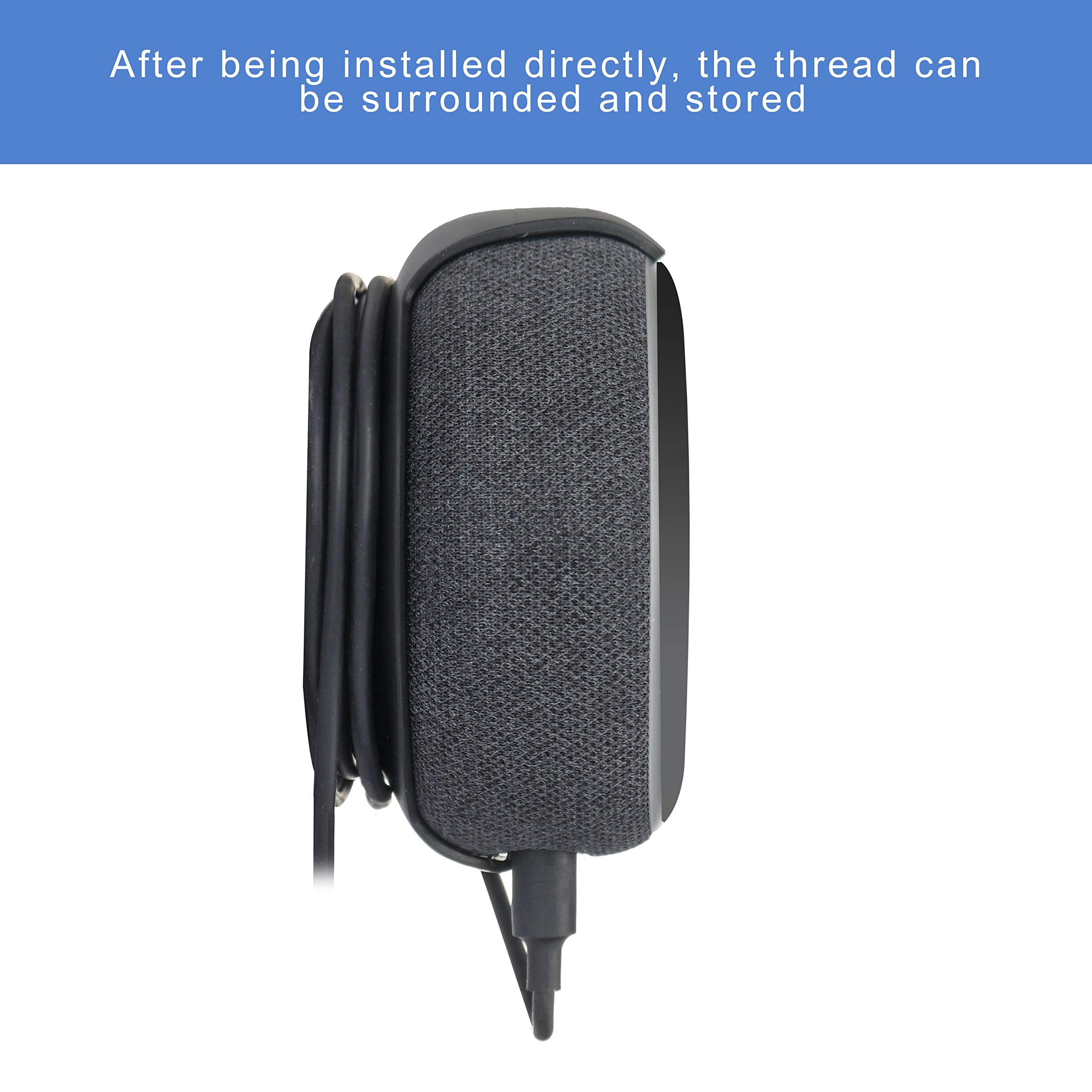 Wall Mount Holder For 3Rd Generation, Space Saving Accessories Built In Cable Management For Dot(3Rd Gen) Smart Speakers, With S