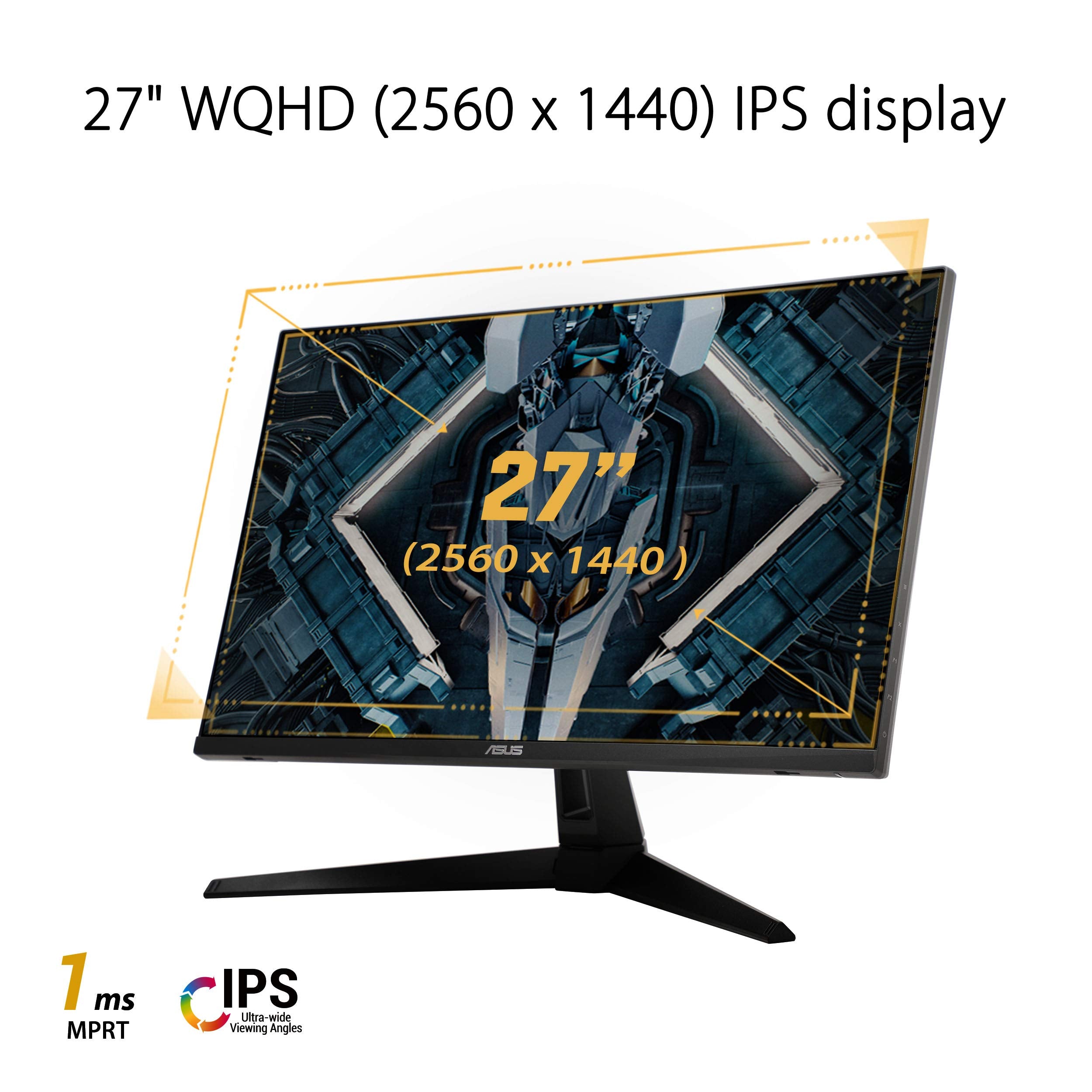 Asus Tuf Gaming 27'' 2K Hdr Monitor (Vg27Aq1A)   Wqhd (2560 X 1440), Ips, 170Hz (Supports 144Hz), 1Ms, Extreme Low Motion Blur,