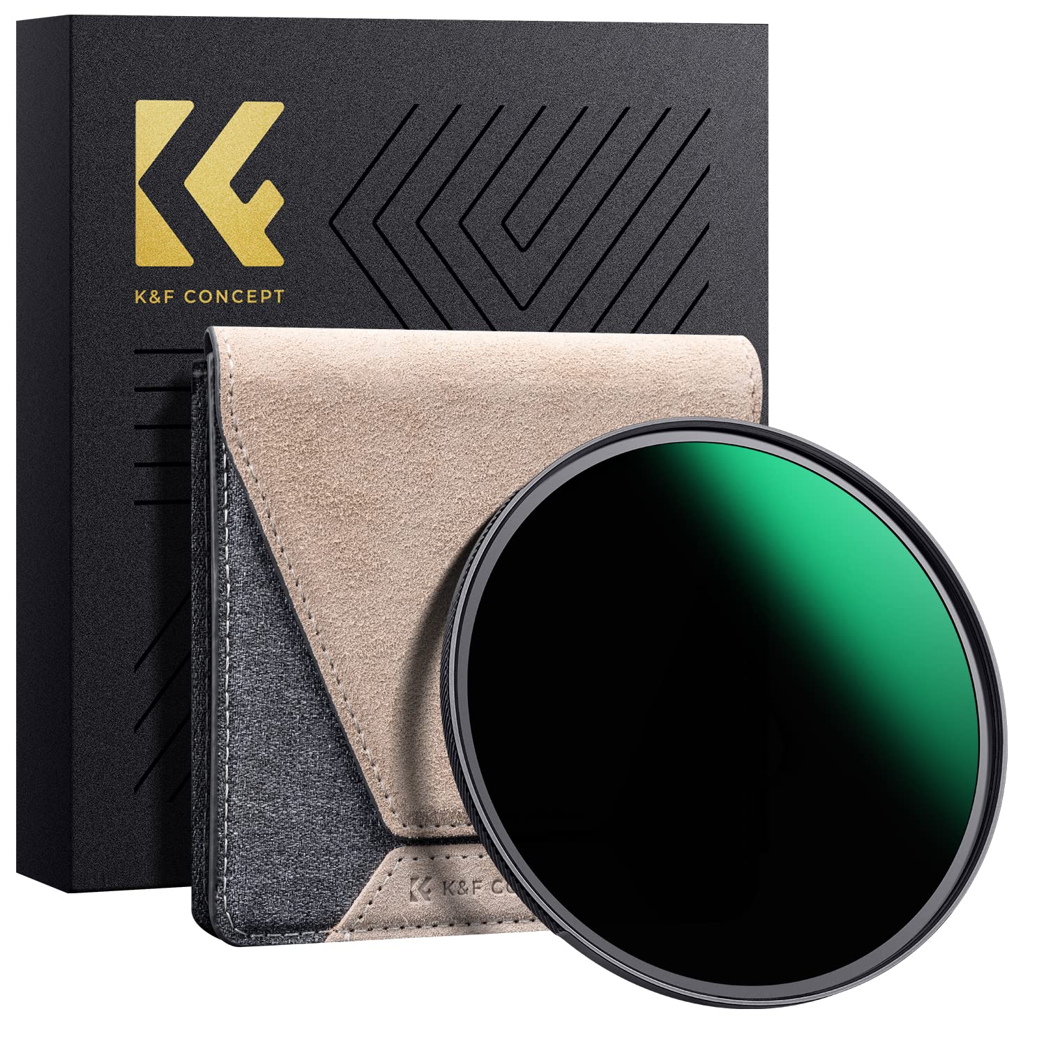 K&F Concept 77Mm Nd1000 (10 Stop Fixed Neutral Density Filter) Nd Lens Filter With 36 Multi Layer Coatings, High Definition Came