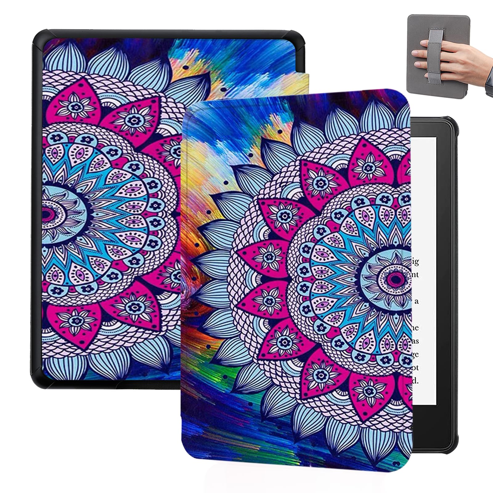 Case For Kindle Paperwhite 11Th Generation & Signature Edition Cover: Scsvpn Thin Lightweight Pu Leather Sleeve For 6.8 Inch Kin