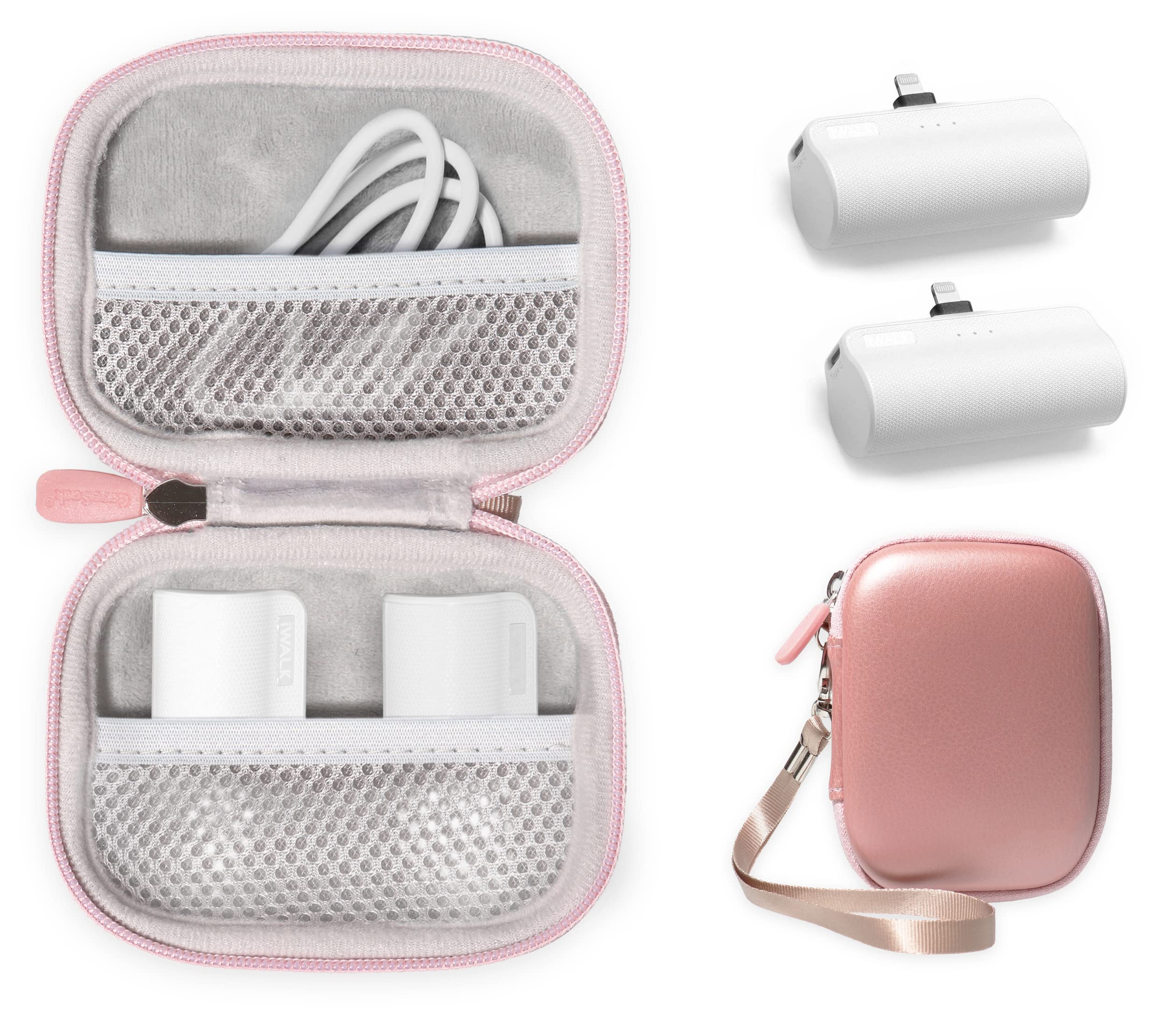 Casesack Case For Iwalk Portable Charger Iphone 15: Usb C Small Power Bank 20W 4500Mah Fast Charging Battery Pack, Also Fit For