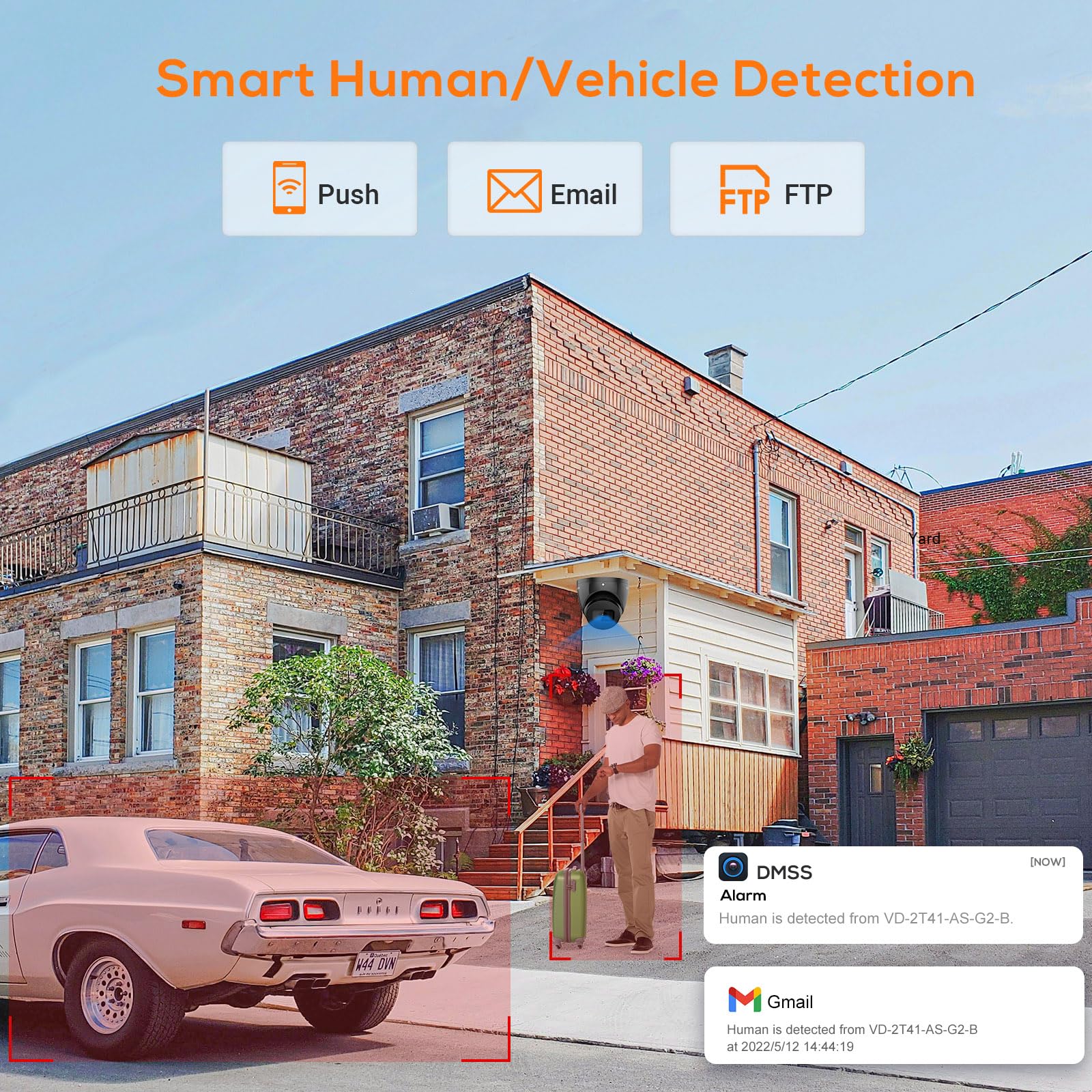 Vikylin 4K Starlight 8Mp Ip Poe Security Turret Camera Outdoor,Tripwire & Intrusion,Human & Vehicle Detection,Low Illumination 9