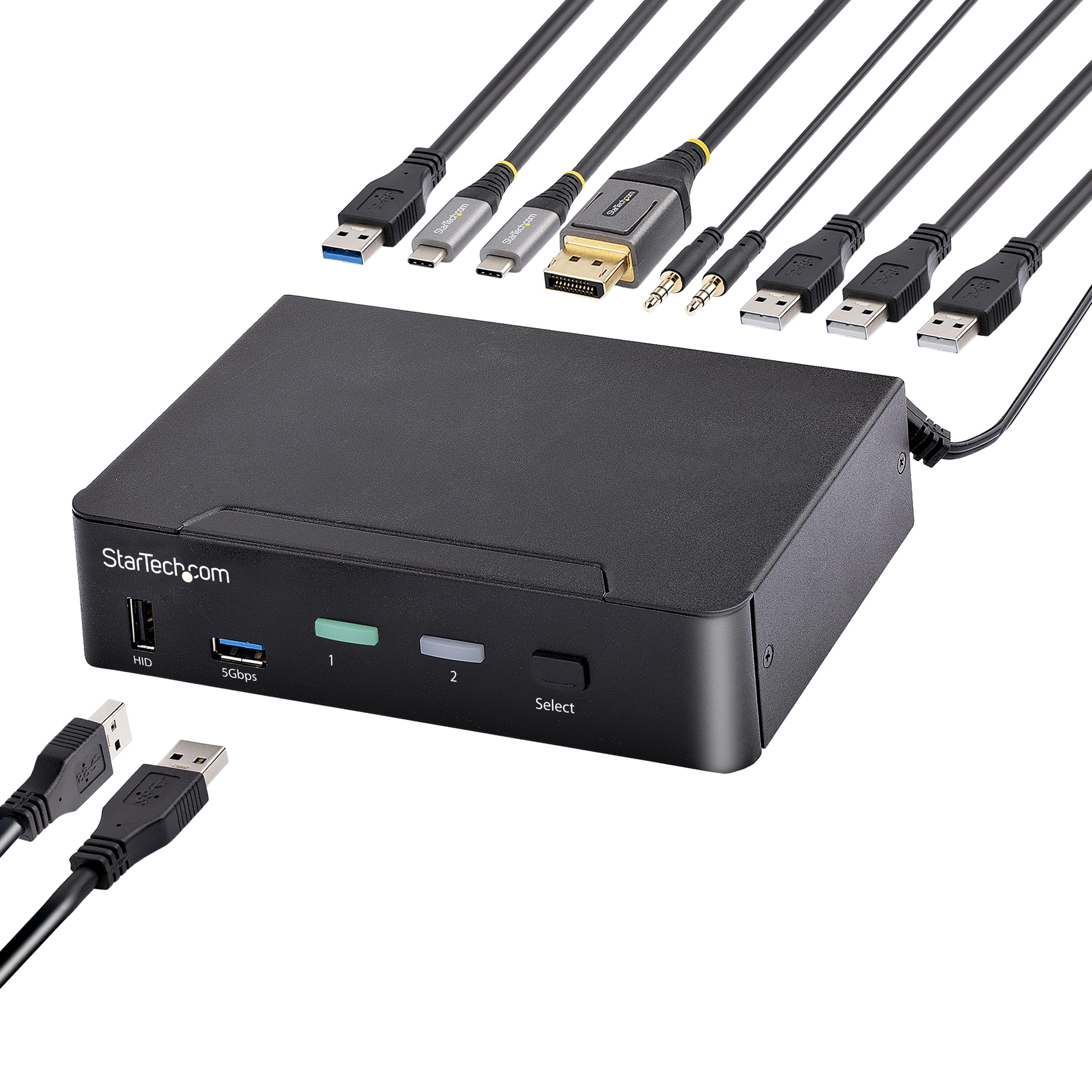 2 Port Dp Usb C Kvm Switch