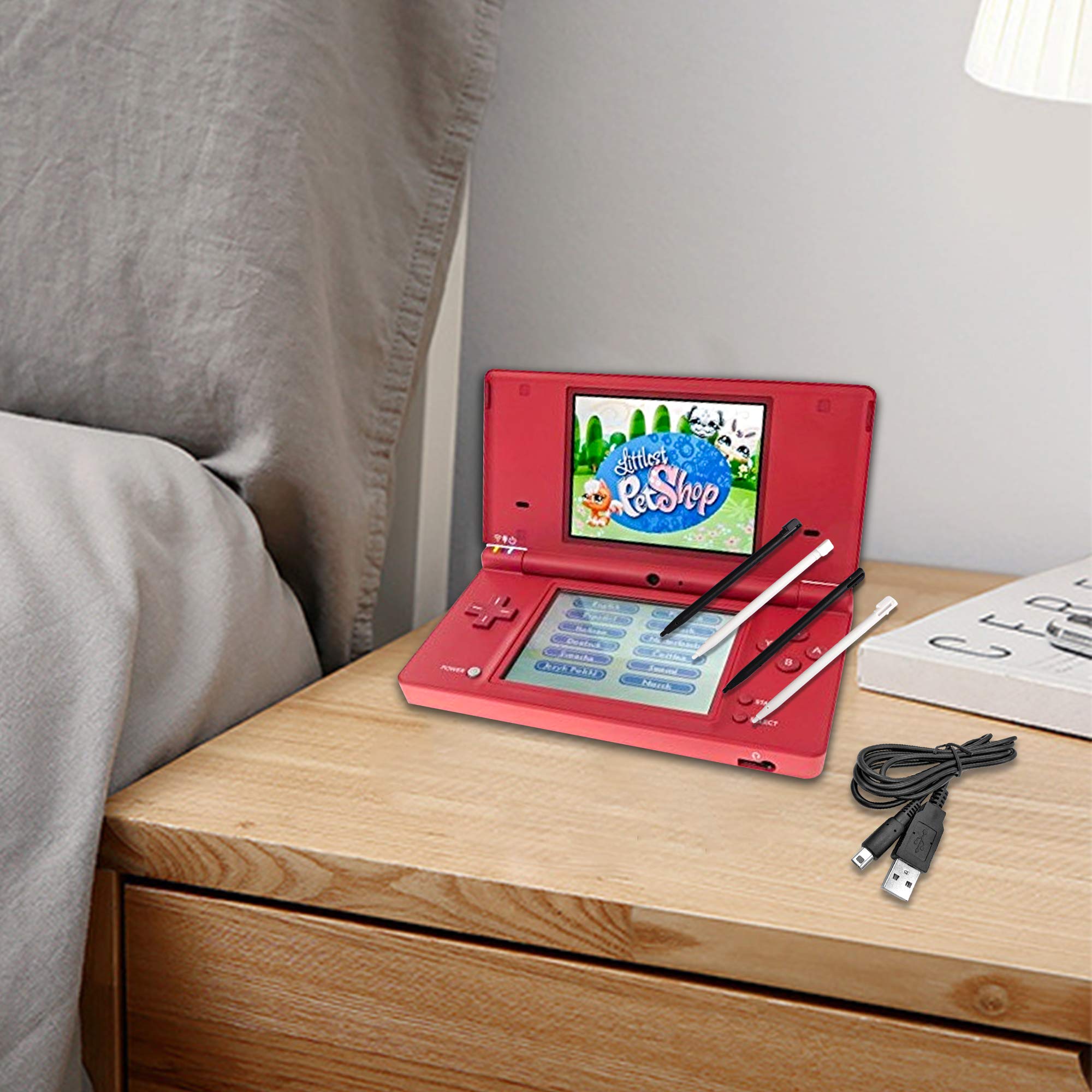 Dsi Usb Charger Cable Kit, Ac Power Adapter Charger Cable And Stylus Pen For Nintendo Dsi, Wall Travel Charger Power Cord Chargi