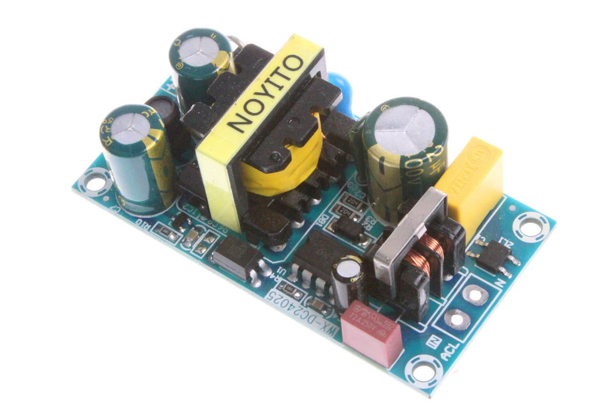 Noyito Ac To Dc Isolated Power Supply Module Ac 120V 100V - 265V To Dc 24V 1A 24W Peak 24V 1.5A 36W Max Power Module With Overvo