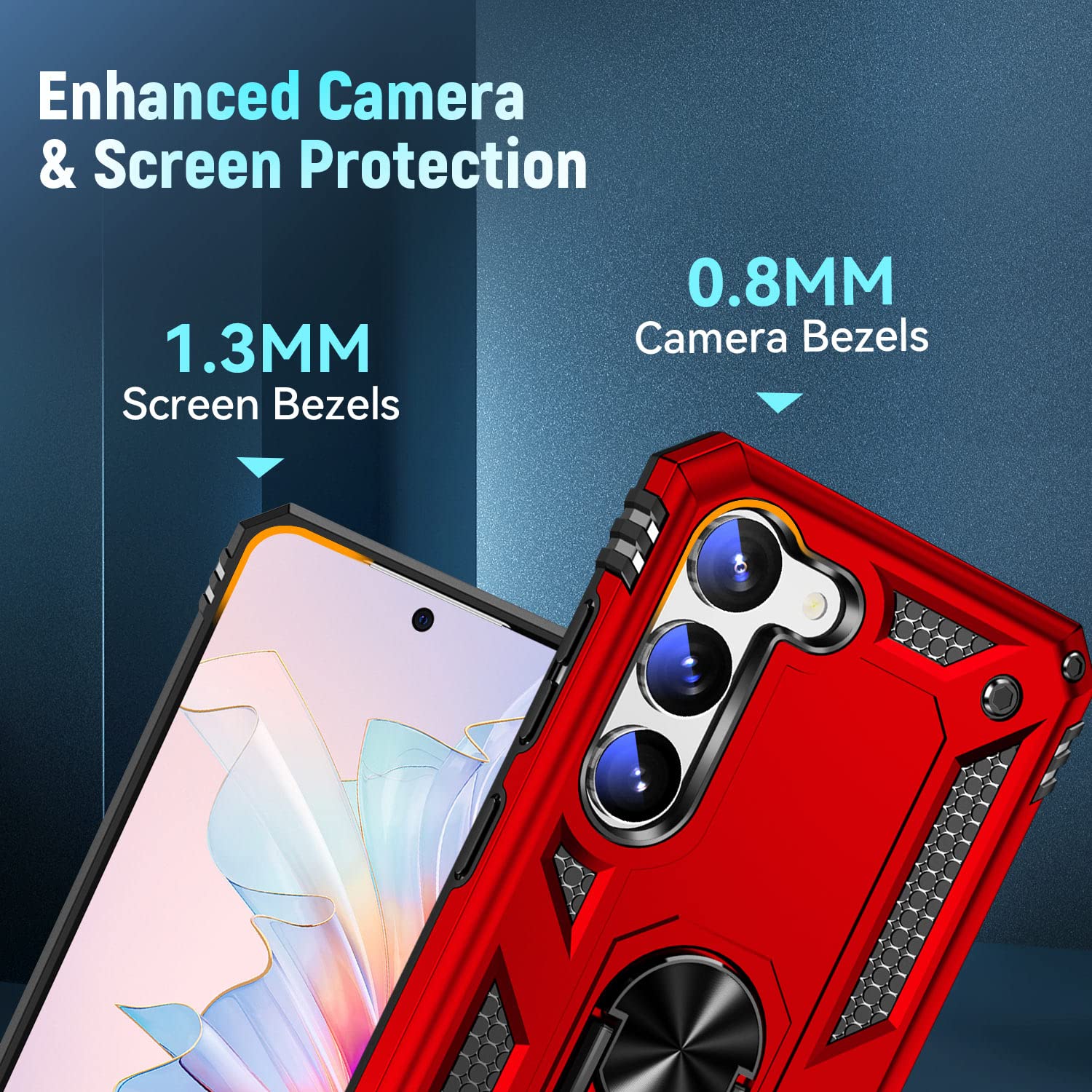 Zoeii Case For S23 Plus, S23 Plus Case,Heavy Duty Drop Protection Rugged Shockproof/Dust Proof Military Protective Tough Durable