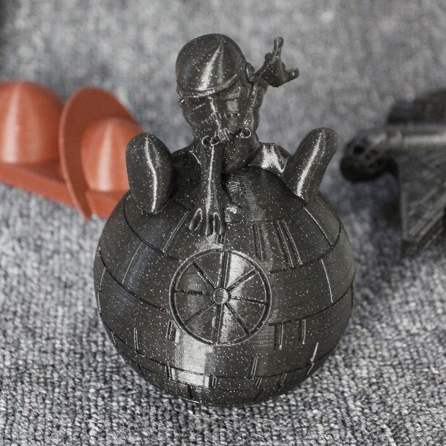 Polymaker Panchroma Galaxy Pla Filament 1.75Mm, Galaxy Dark Grey 3D Printer Pla Filament 1Kg - Twinkling 3D Printing Filament, D