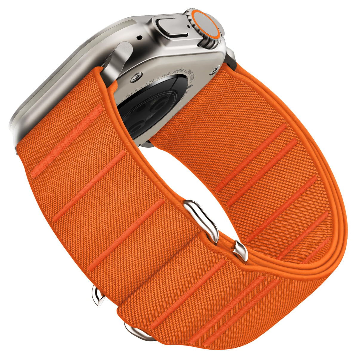 Suitisbest Sport Bands Compatible With Apple Watch Ultra Band 49Mm 46Mm 45Mm 44Mm 42Mm Men Women, Stretchy Nylon Sport Loop Stra