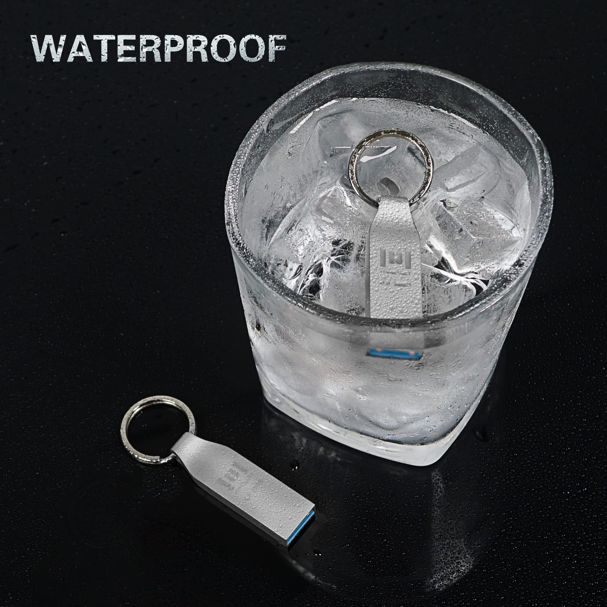 Mosdart Usb 3.0 32Gb Metal Flash Drive Up To 90Mb/S Fast Transfer Speed Thumb Drive, 32Gb Waterproof Handy Usb3.0 Jump Drive Mem