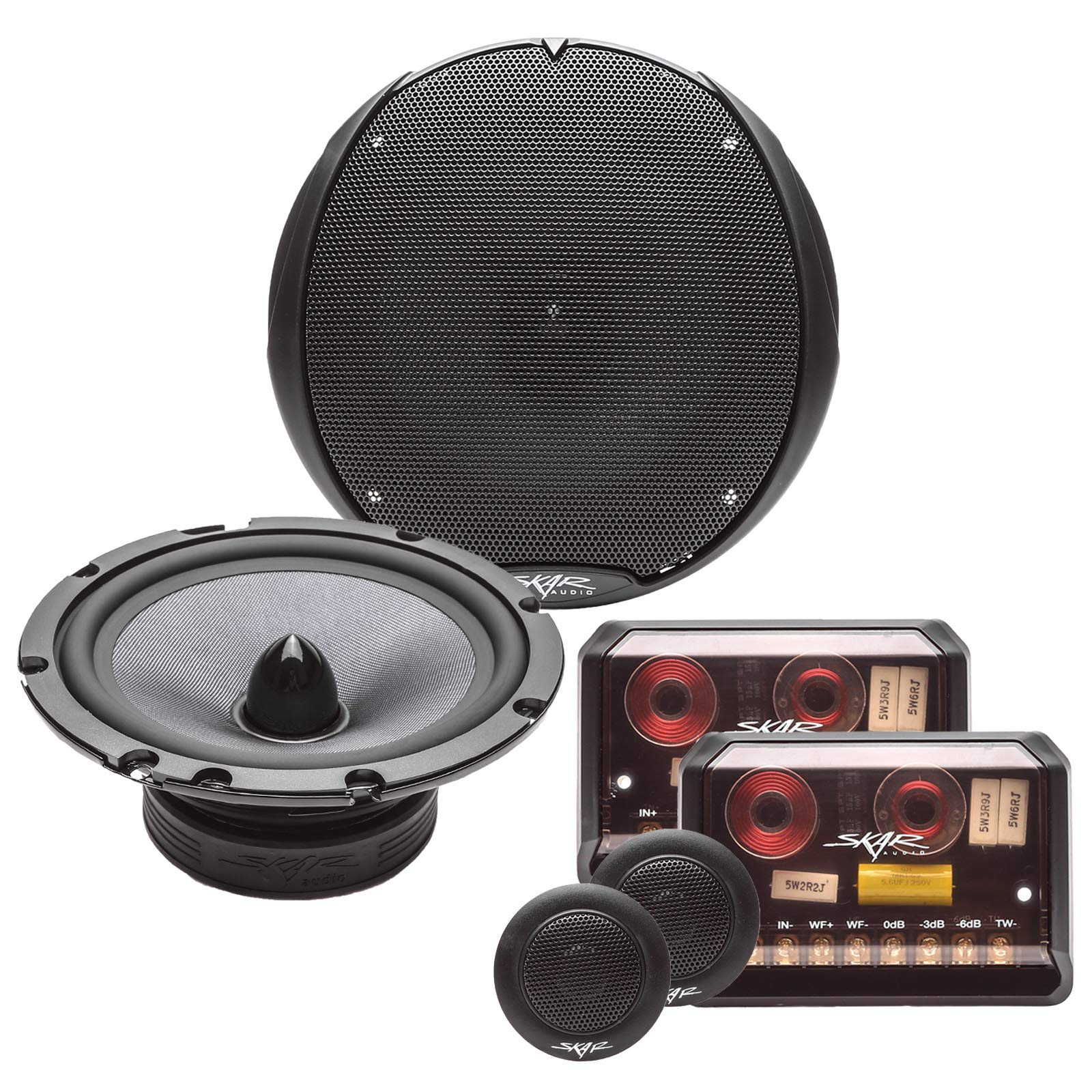 Skar Audio Tx65C 6.5' 2 Way Elite Component Speaker System   Set Of 2