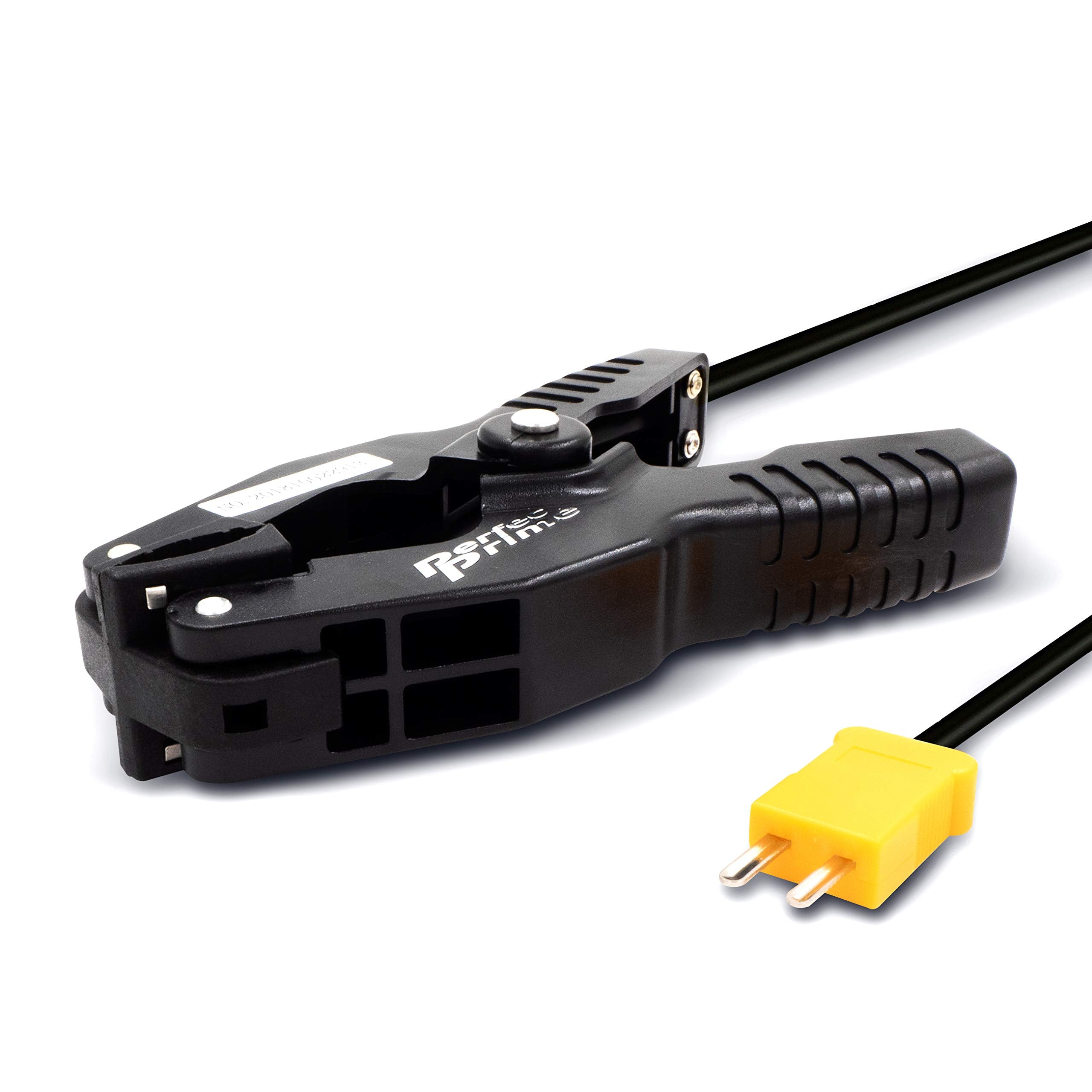 Perfectprime Tl0005, Pipe Clamp Temperature Flat Lead For K Type Probe Thermocouple Sensor In Temperature Range From  40~200C/39