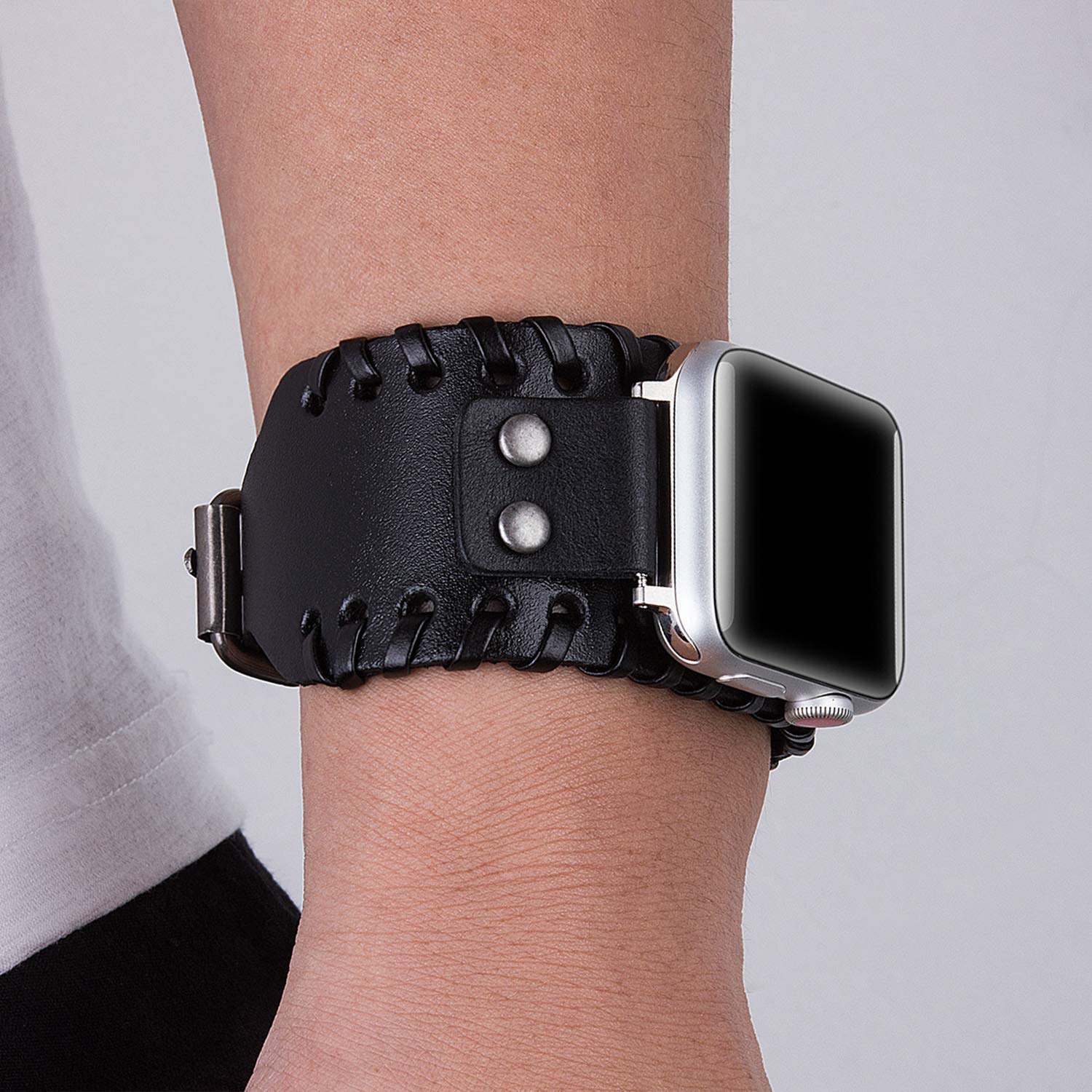 Vikoros Compatible With Apple Watch Ultra Se Series 8 7 6 5 4 3 38Mm 40Mm 41Mm Band For Men Women, Unisex Retro Nordic Viking Cu