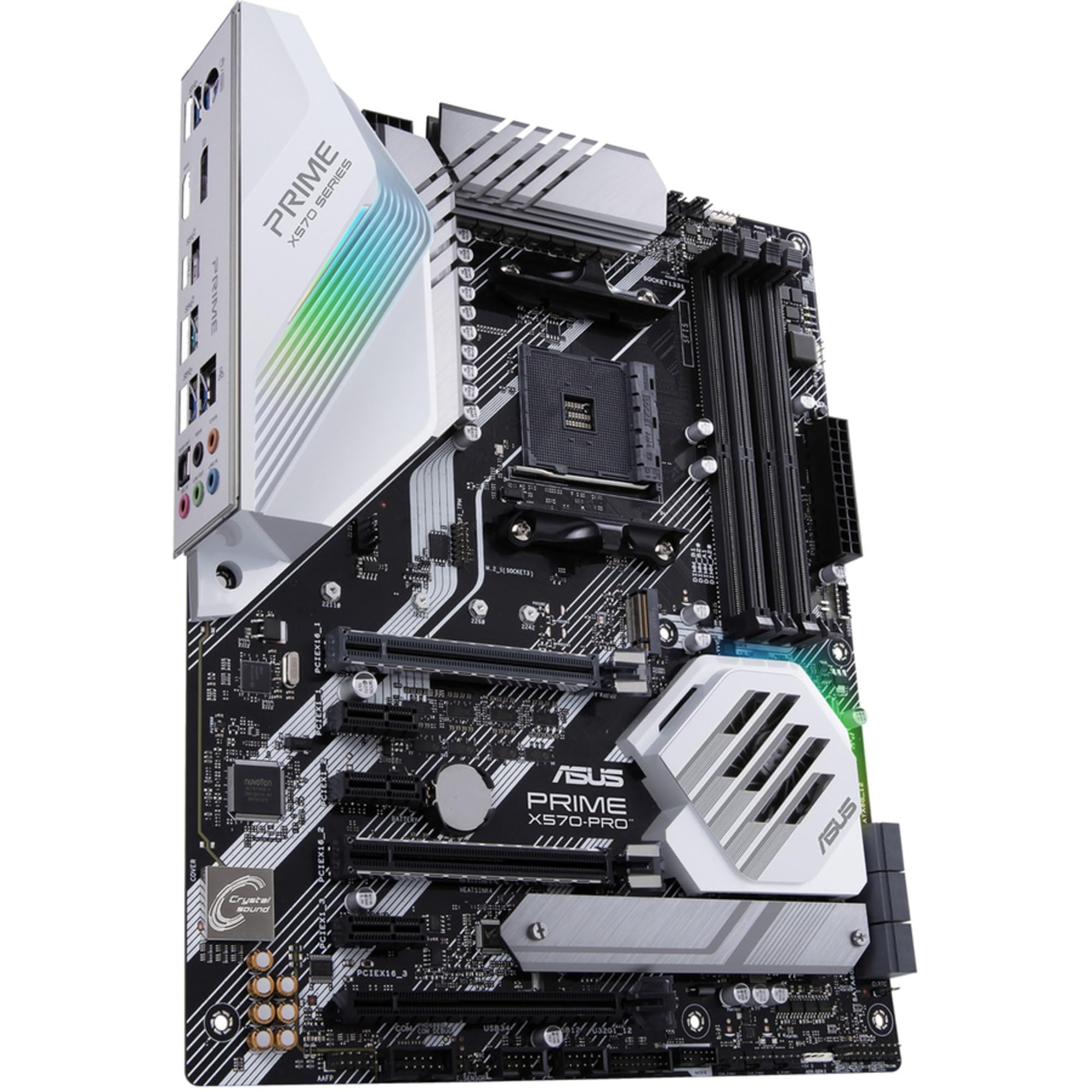 Asus Prime X570 Pro Am4 Zen 3 Ryzen 5000 & 3Rd Gen Ryzen Atx Motherboard With Pcie Gen4, Dual M.2 Hdmi, Sata 6Gb/S Usb 3.2 Gen 2