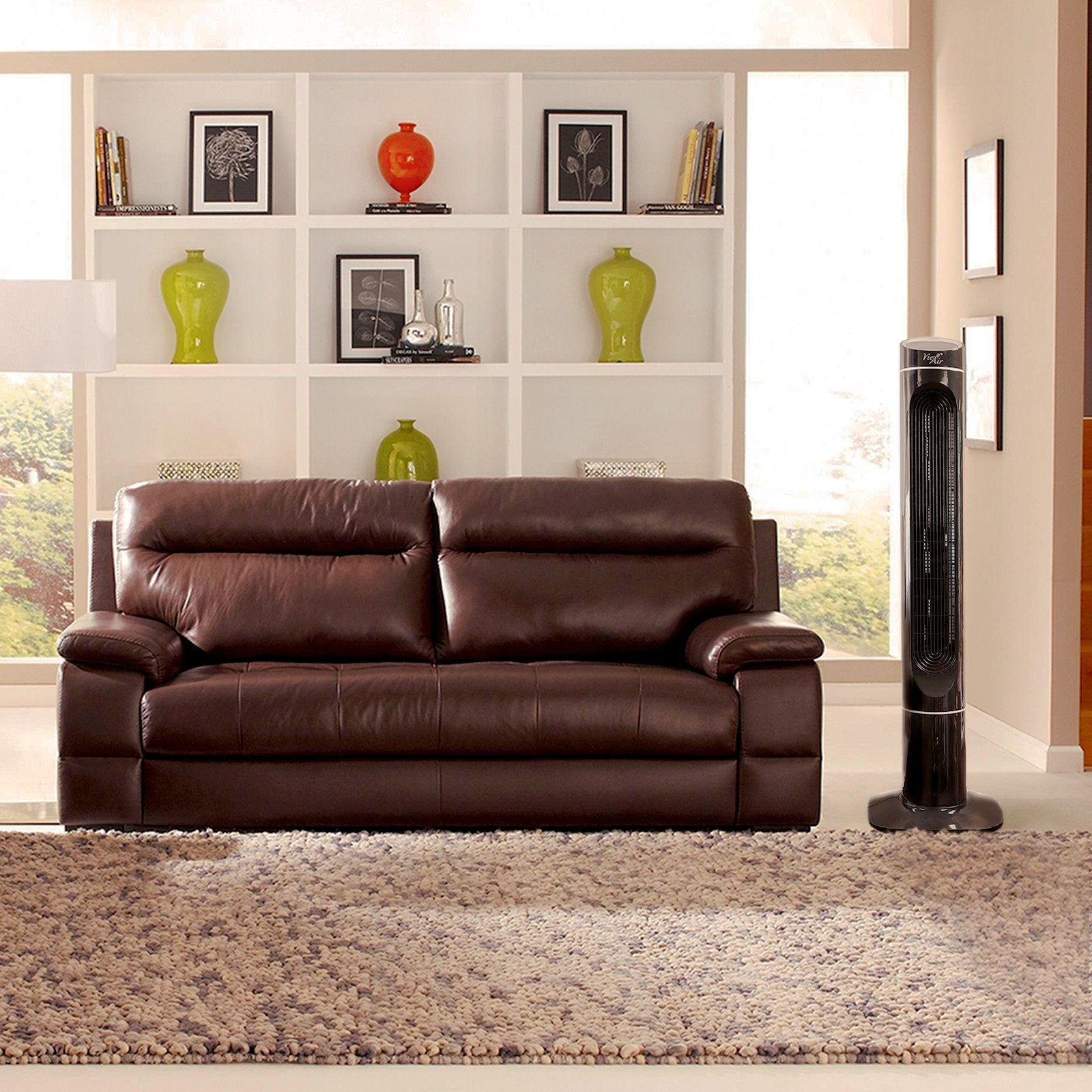 Vie Air Fan Collection, 50'' X 14.50'' X 14.25'', Black