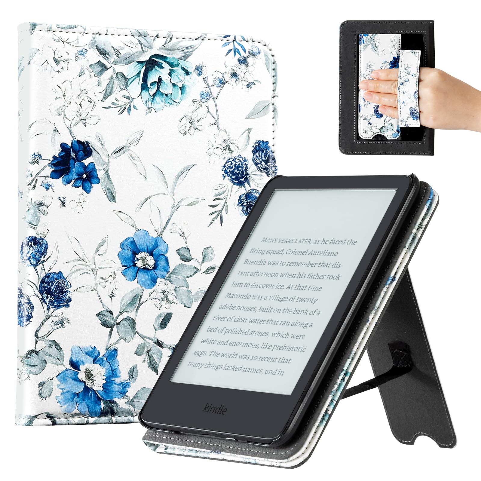 Cobak Case For 6'' All New Kindle 11Th Generation 2022 Release Only   Ultra Slim Pu Leather Smart Cover With Auto Sleep And Wake