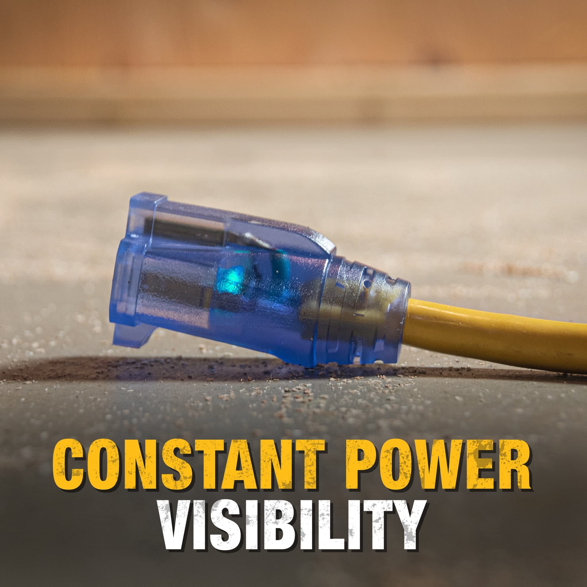 Dewalt 100 12/3 Sjtw Lighted Ext Cord