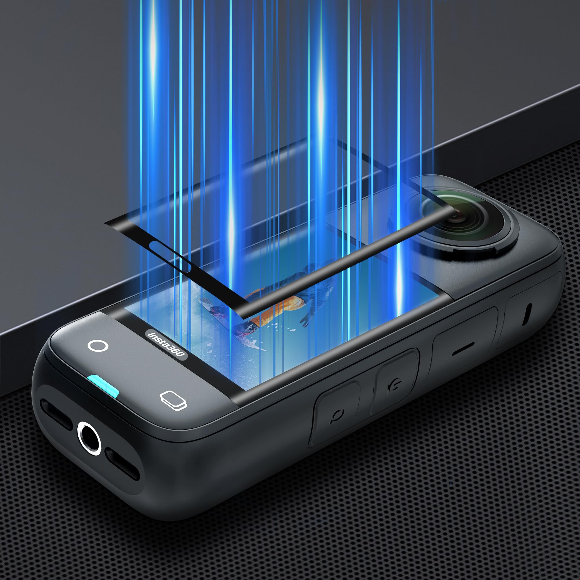 Cynova Insta 360 X4 Screen Protector For Insta360 X4 Accessories, Ultra Hd Tempered Film Glass Screen Protector For Insta360 X4 Camera, 9H Hardness, Scratch Resistant 2 Pack