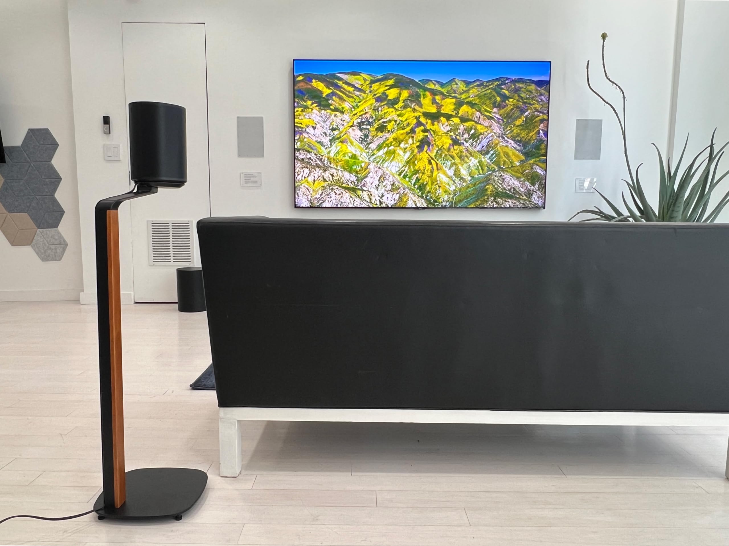 Ynvision.Design Premium Floor Stand Compatible With Sonos Era 100 And Era 300 (Black)