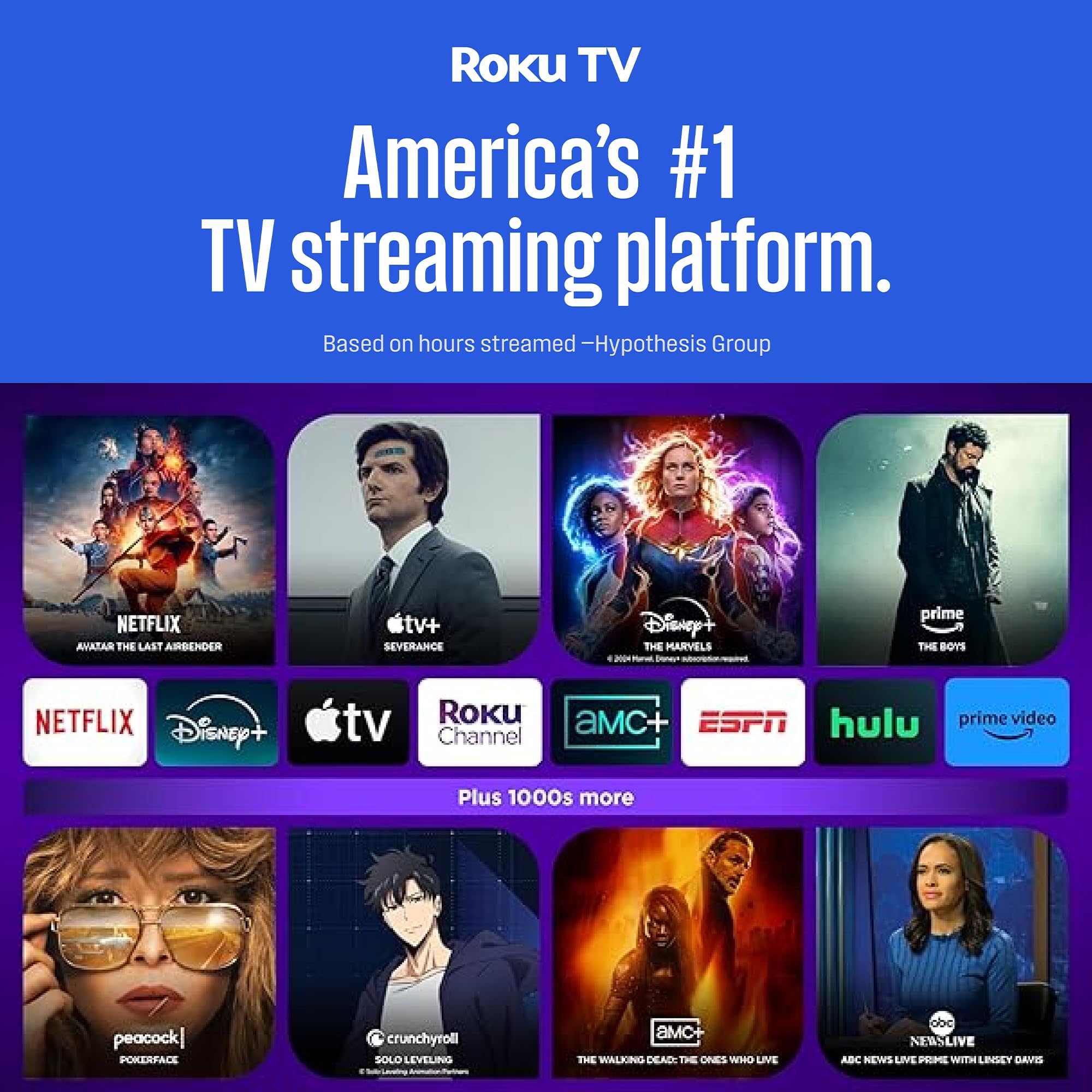Westinghouse Edgeless Qled Roku Tv   50 Inch Smart Tv, 4K Uhd Tv W/Hdr 10+, Dolby Vision, Wi Fi & Mobile App Connectivity, Flat