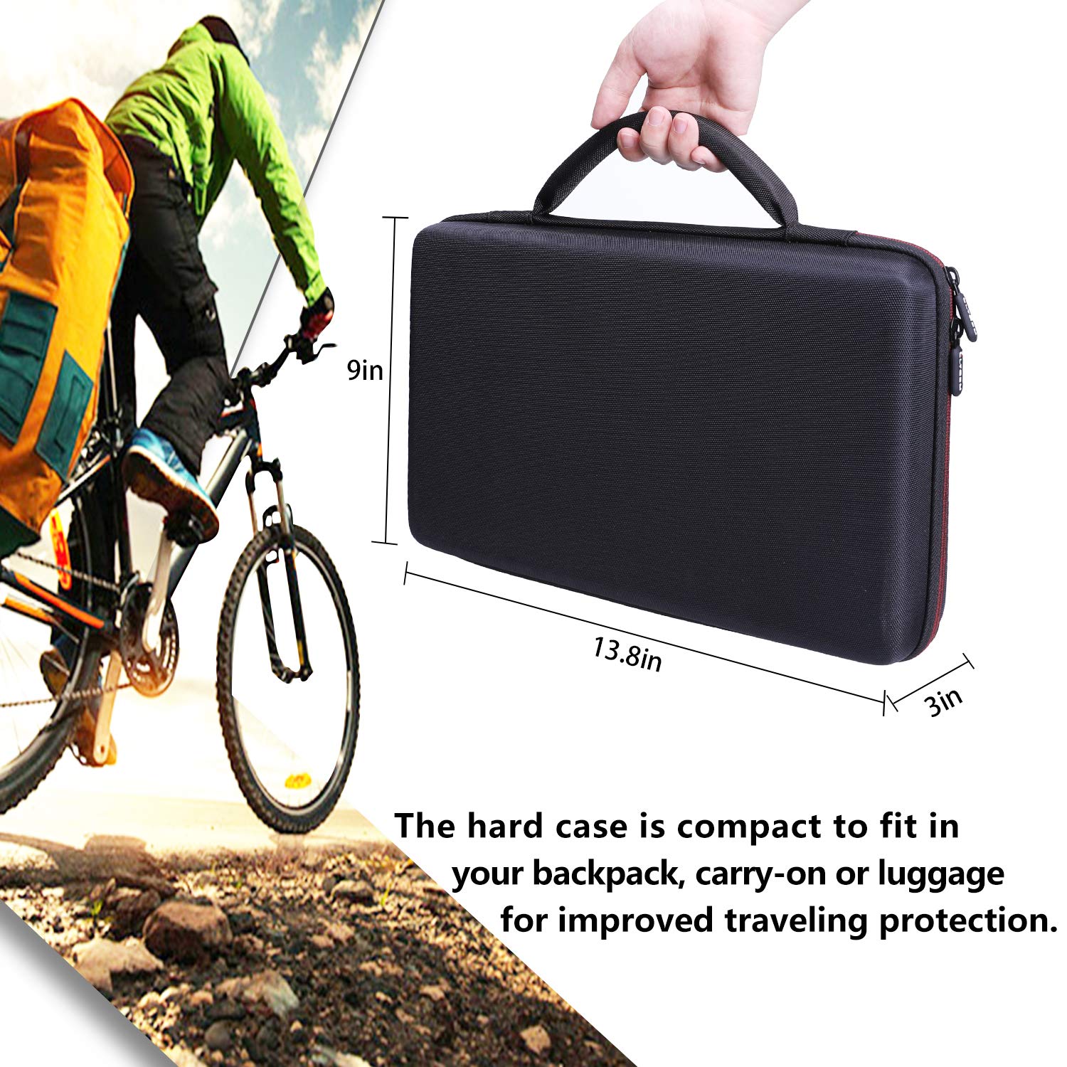 Ltgem Dj Controller Case For Hercules Djcontrol Inpulse 200 - Hard Storage Travel Protective Carrying Bag