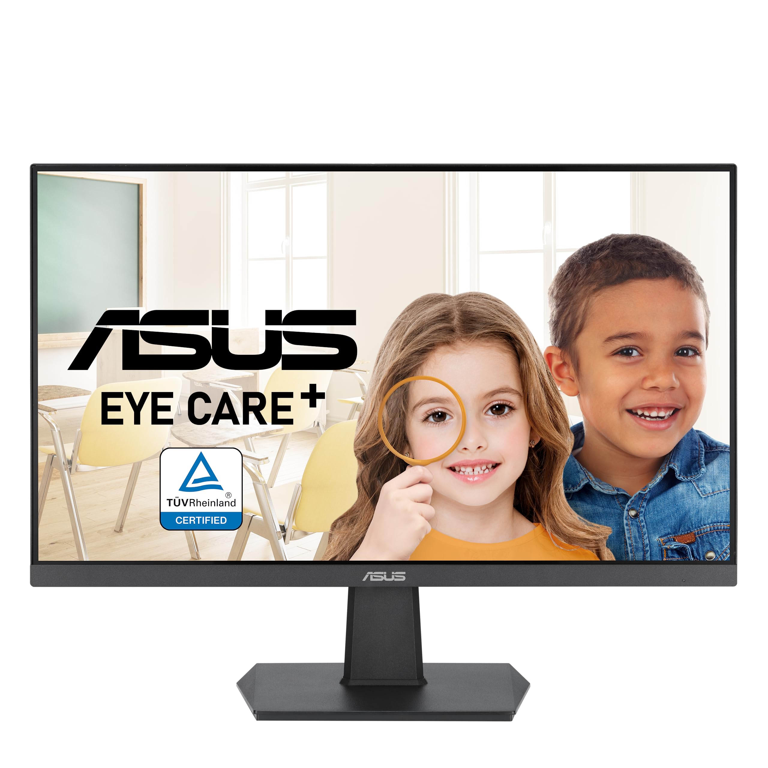 ASUS 24    (23.8-inch viewable) 1080P Eye Care Monitor (VA24EHF) - IPS, Full HD, Frameless, 100Hz, 1ms, Adaptive-Sync, for Worki