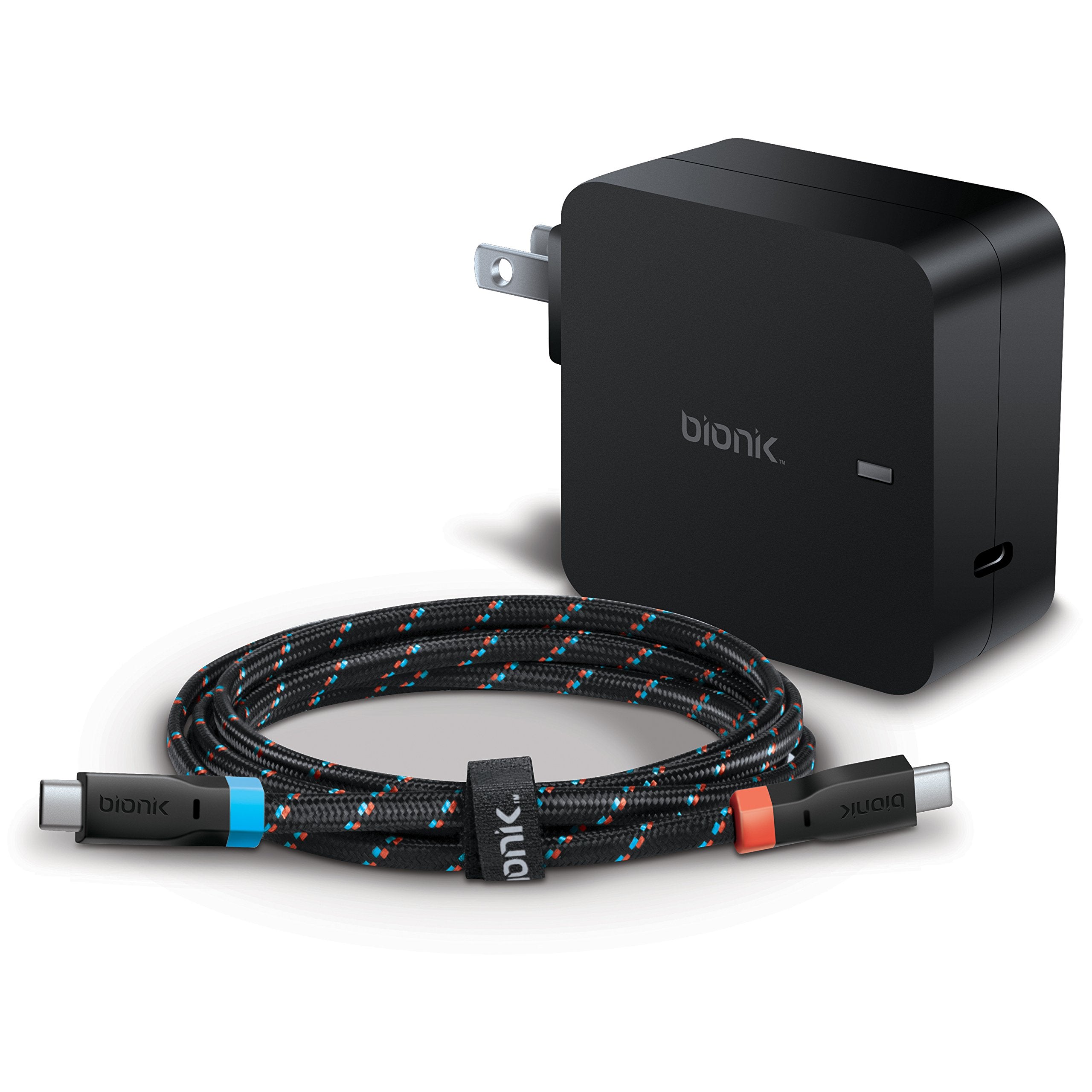 Bionik BNK9015 Rapid Charge Kit for Nintendo Switch, Black, Blue/red (DRMBNK9015)