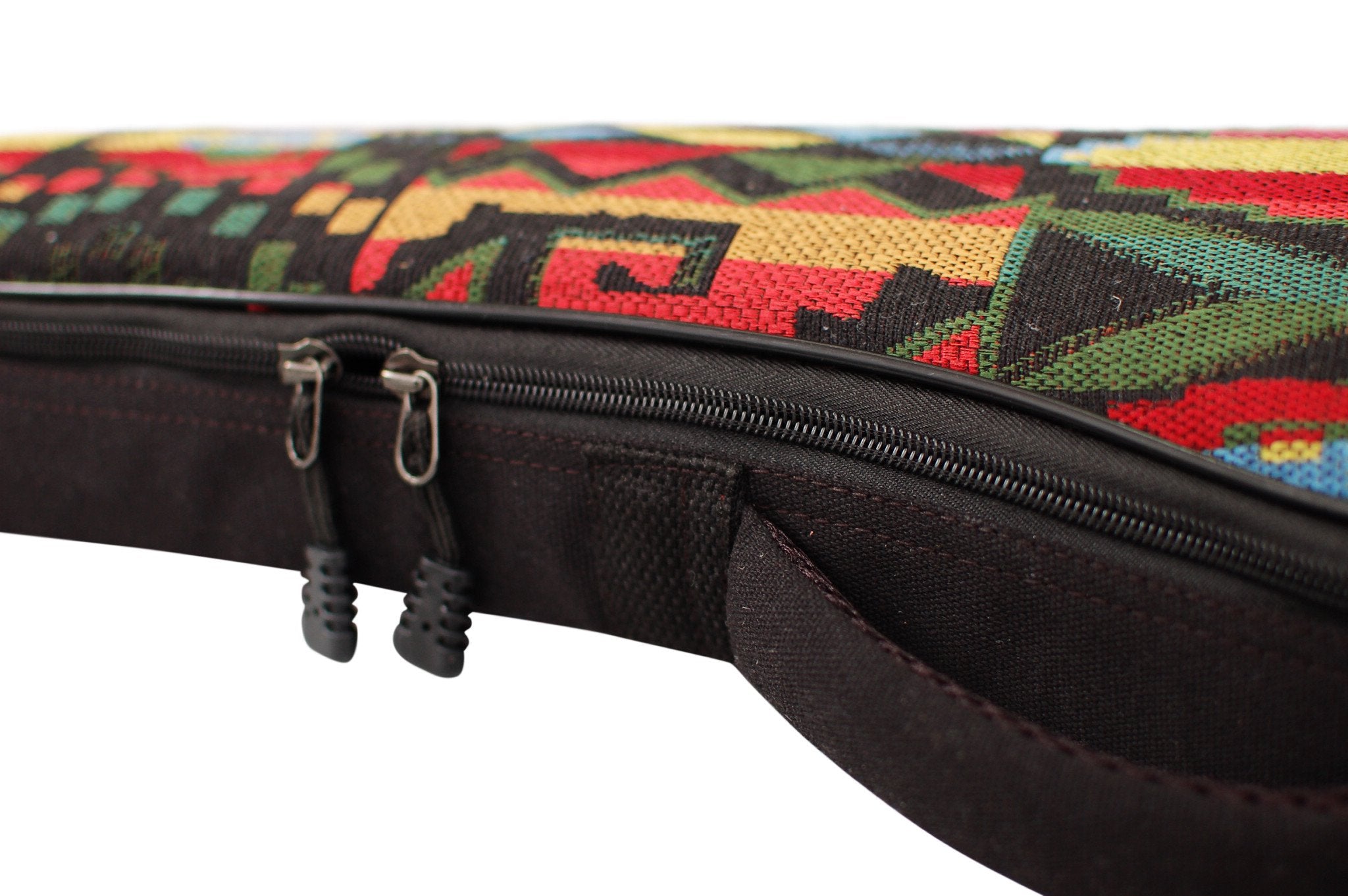 Music First Woven ''The Native'' Vintage Style Ukulele Case Ukulele Bag Ukulele Gig Bag (26~27 Inch Tenor, The Native)