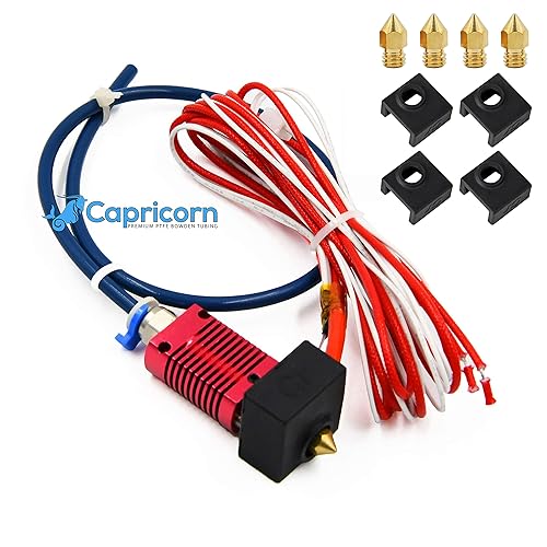 Creality Ender 3 /Pro/V2 3D Printer Assembled Extruder Mk8 Hotend Kit 24V With 0.4Mm Nozzle Upgrade With Low Friction Capricorn