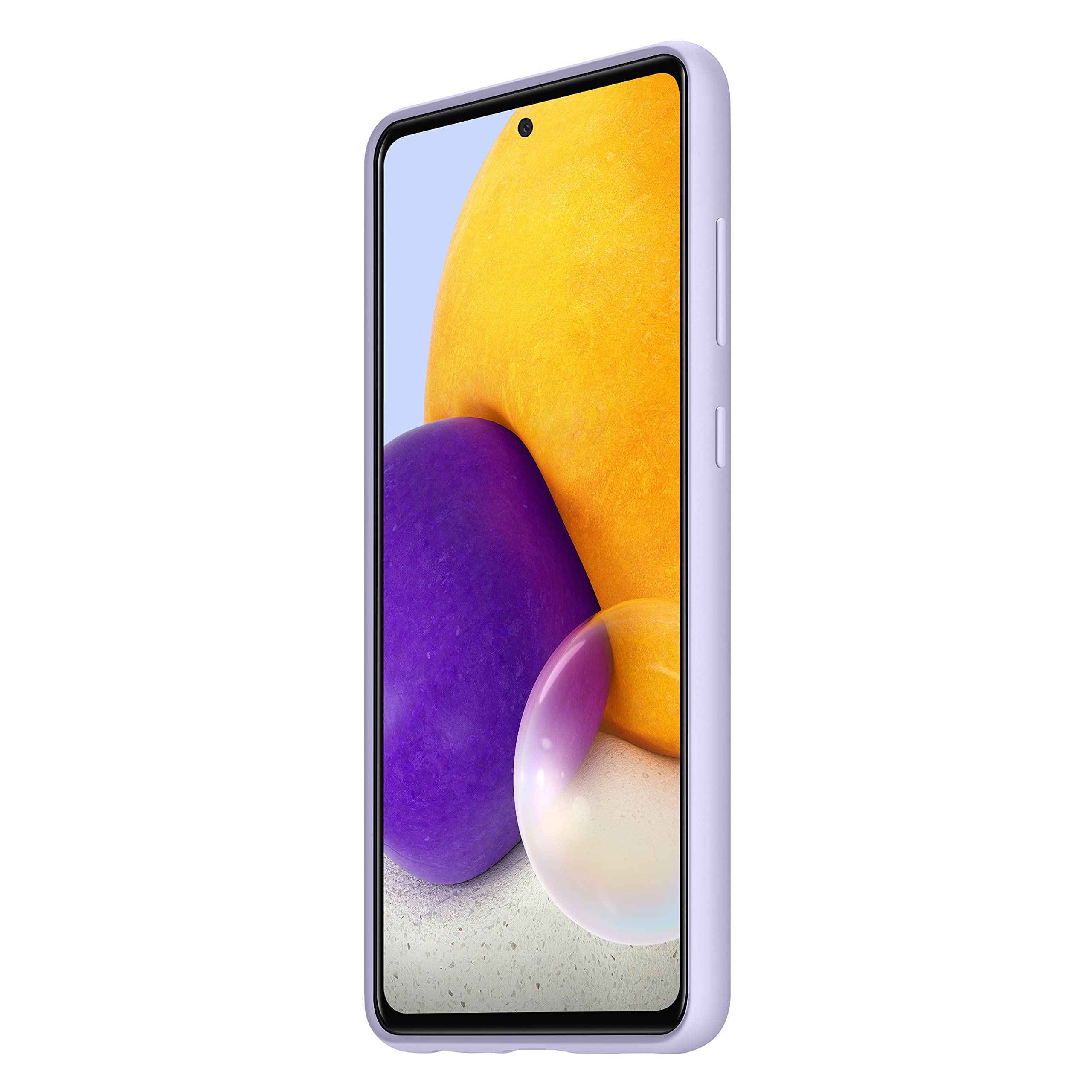 Samsung Galaxy A72 Silicone Cover Case - Violet