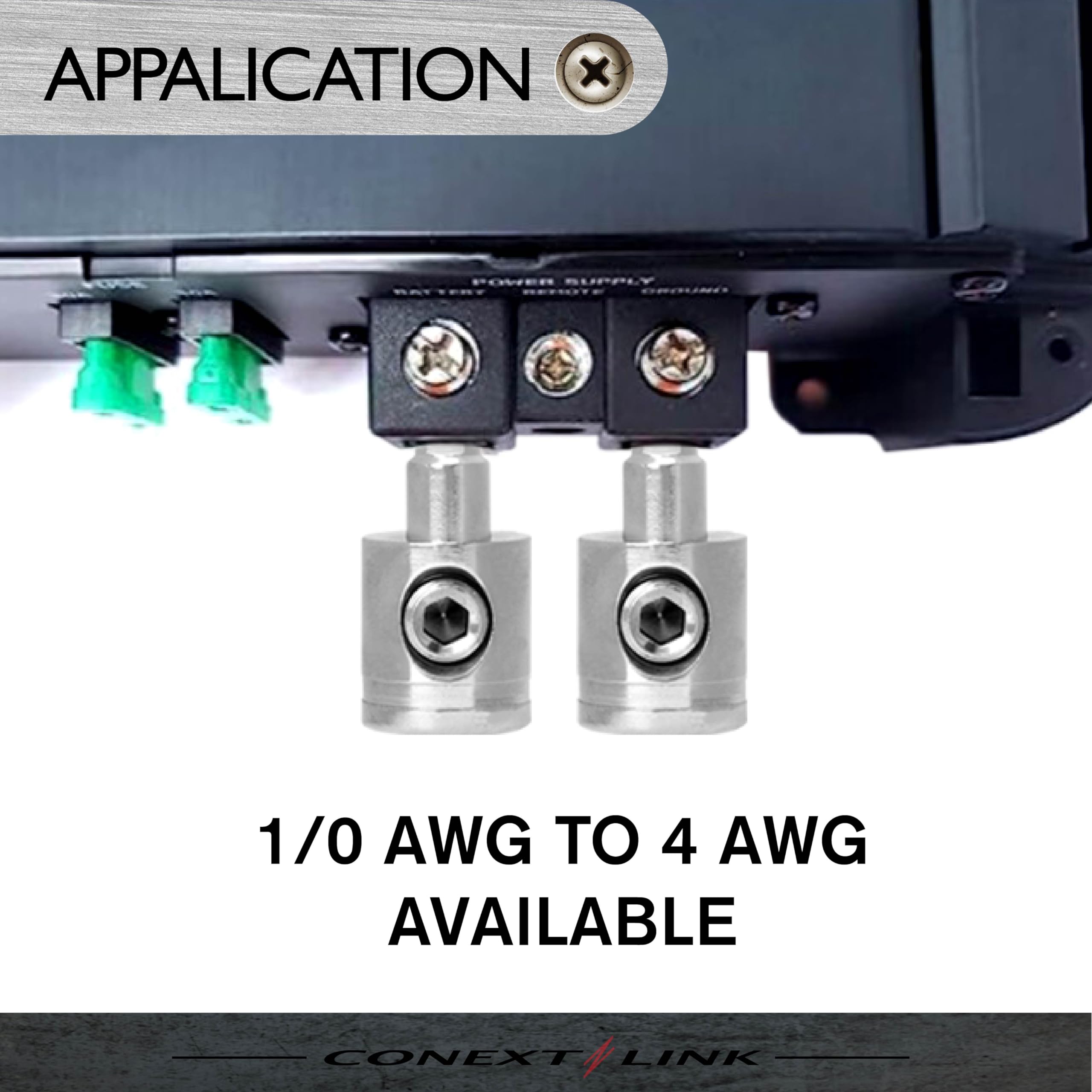 Conext Link Gad04 1/0 Gauge To 4 Gauge Wire Reducer 2 Pack (16700)