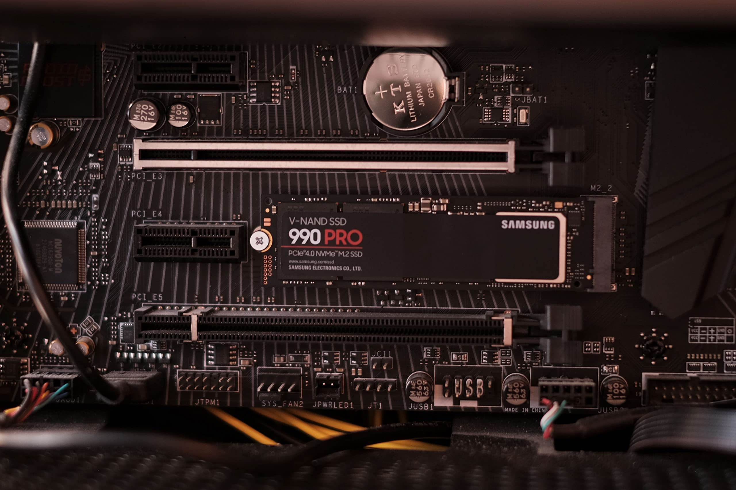 Samsung 990 PRO NVMe M.2 SSD 2TB, PCIe 4.0, 7450 MB/s Read, 6900 MB/s Write, Black, Model MZ-V