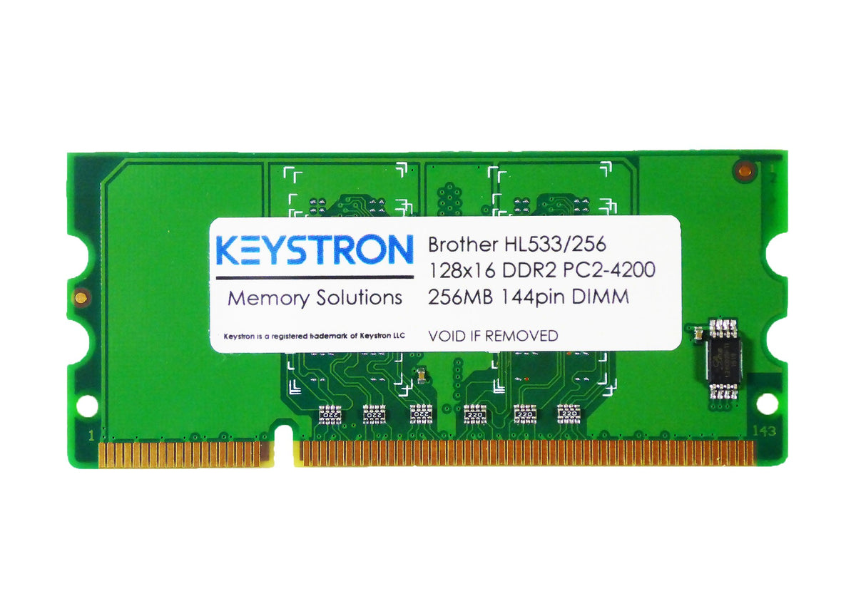 Keystron 256Mb Ddr2 144Pin 16-Bit Memory Upgrade For Brother Laser Printer Mfc-8510Dn, Mfc-8710Dw, Mfc8810Dw, Mfc8910Dw