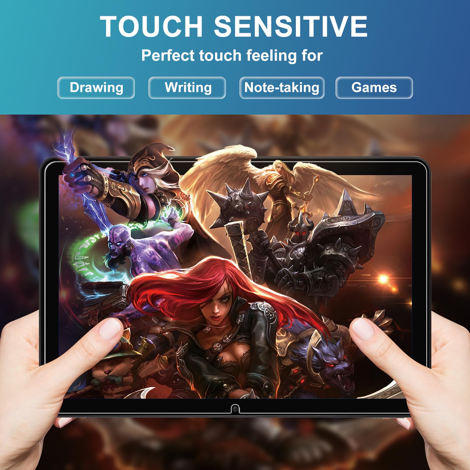 Acdream 1 Pack Screen Protector For T Mobile Revvl Tab 5G 10.36'' Tablet 2023 Release, Hd Tempered Glass Anti Fingerprints Bubbl