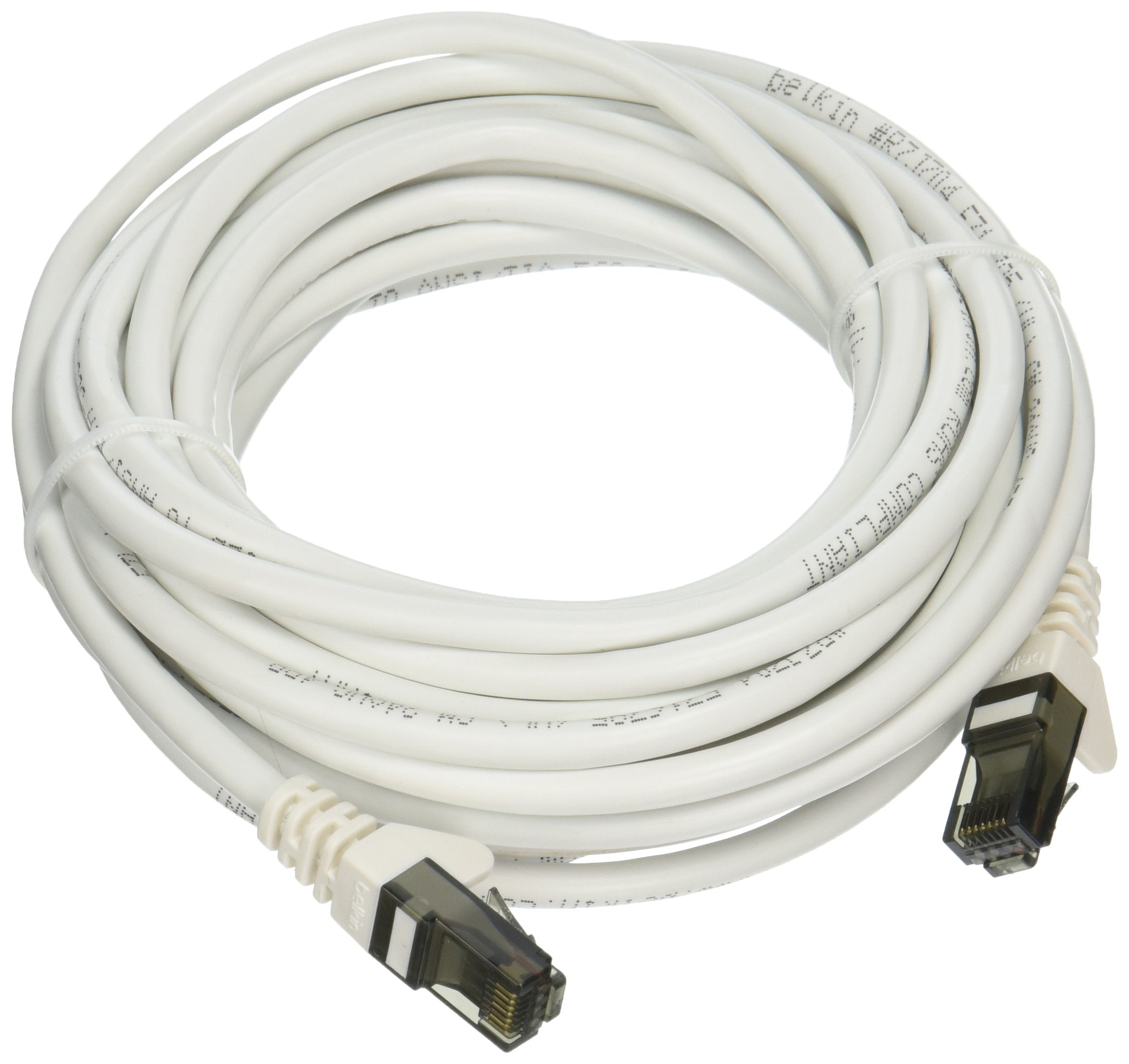 Belkin A3L980 20 Wht S Cat6 Snagless Patch Cable Rj45Mrj45M 20 White