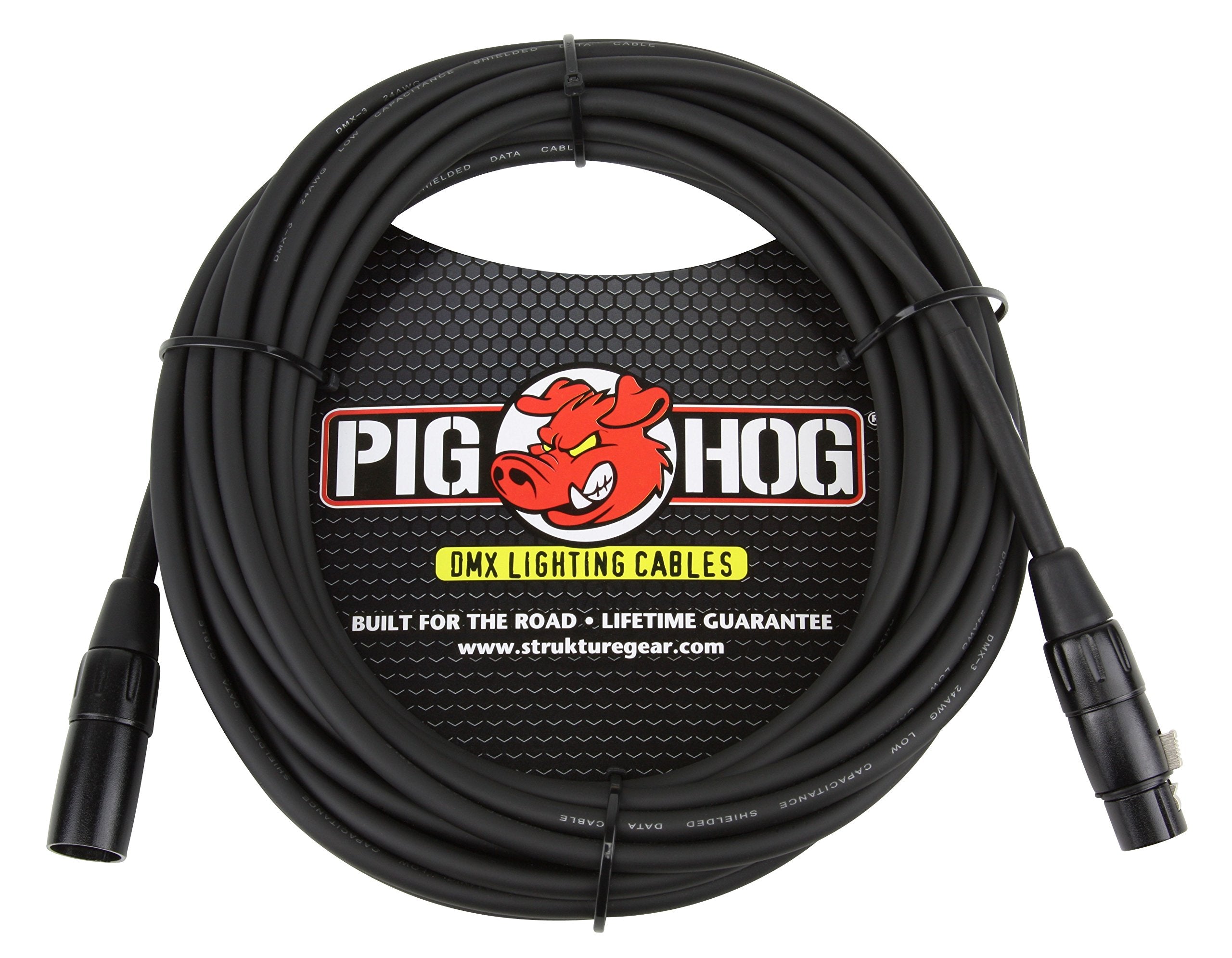 Pig Hog 25-foot DMX Intelligent Lighting Control Lighting Cable