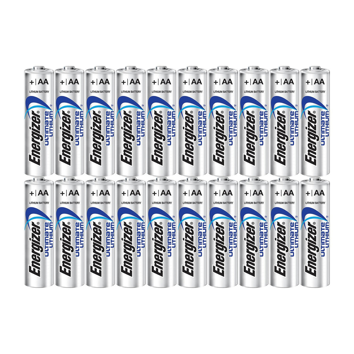 Energizer Ultimate Lithium Aa Size Batteries   20 Pack (5 4Packs)