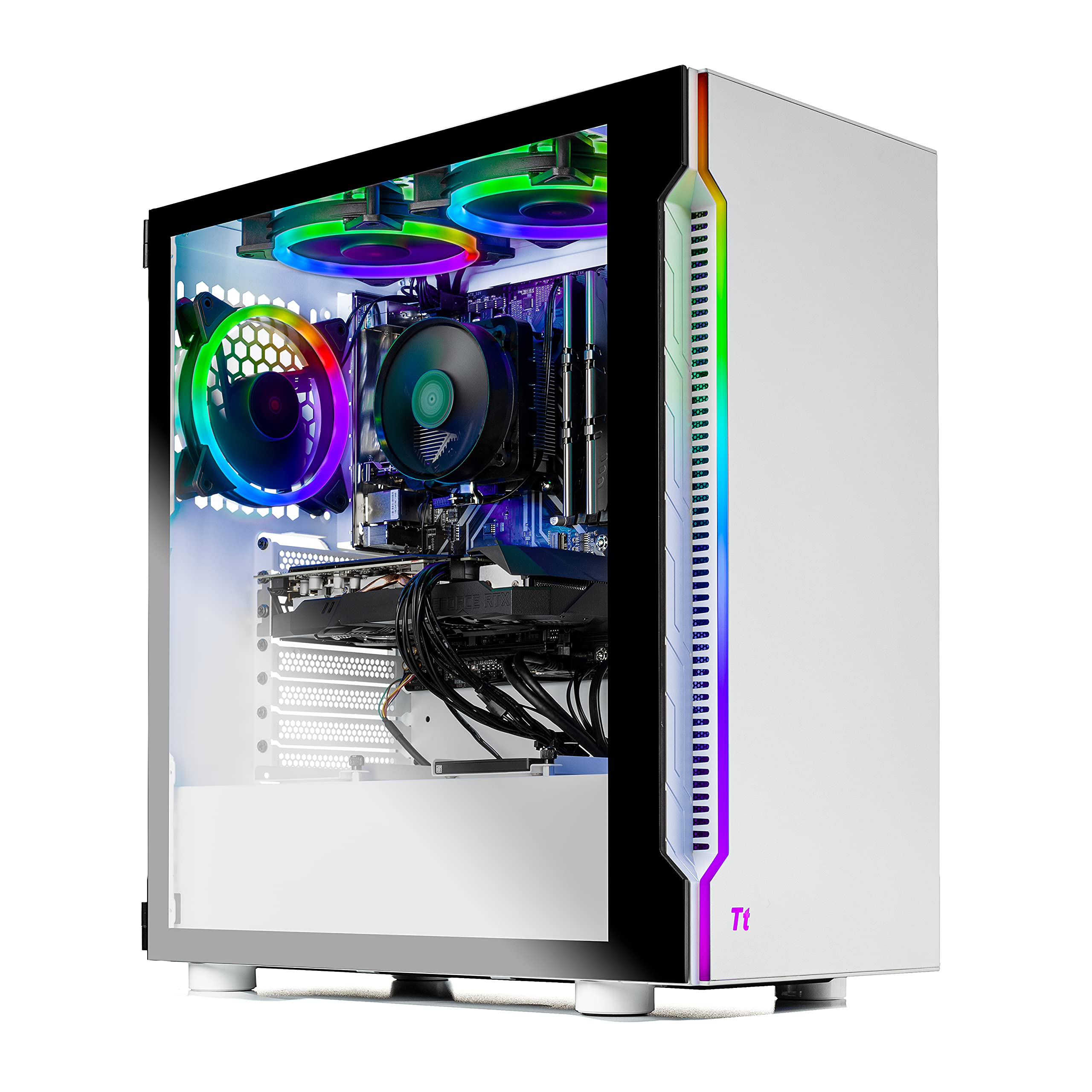 Skytech Archangel 3.0 Gaming Computer Pc Desktop   Ryzen 5 3600 6 Core 3.6Ghz, Rtx 3060 12Gb, 1Tb Ssd, 16Gb Ddr4 3200, Rgb Fans,