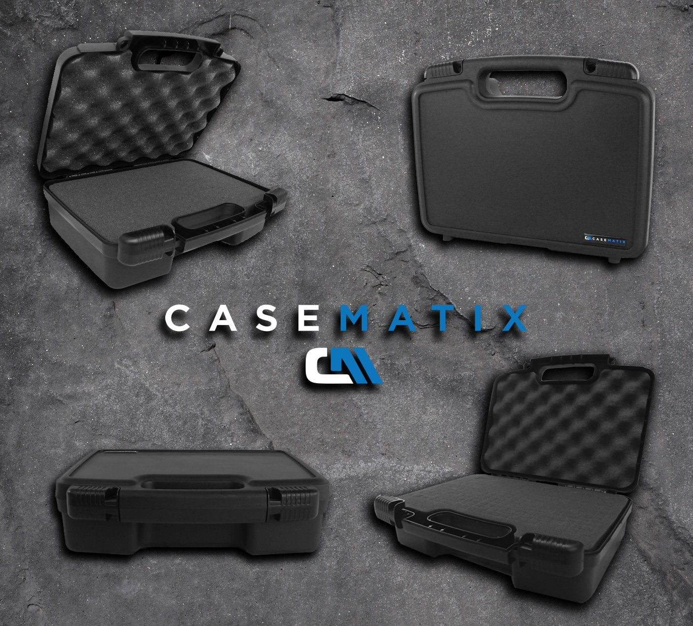 Casematix Microphone Hard Case Compatible With Audio Technica Atr2500X, Atr2100 Usb, At2022 Studio And More With Accessories For