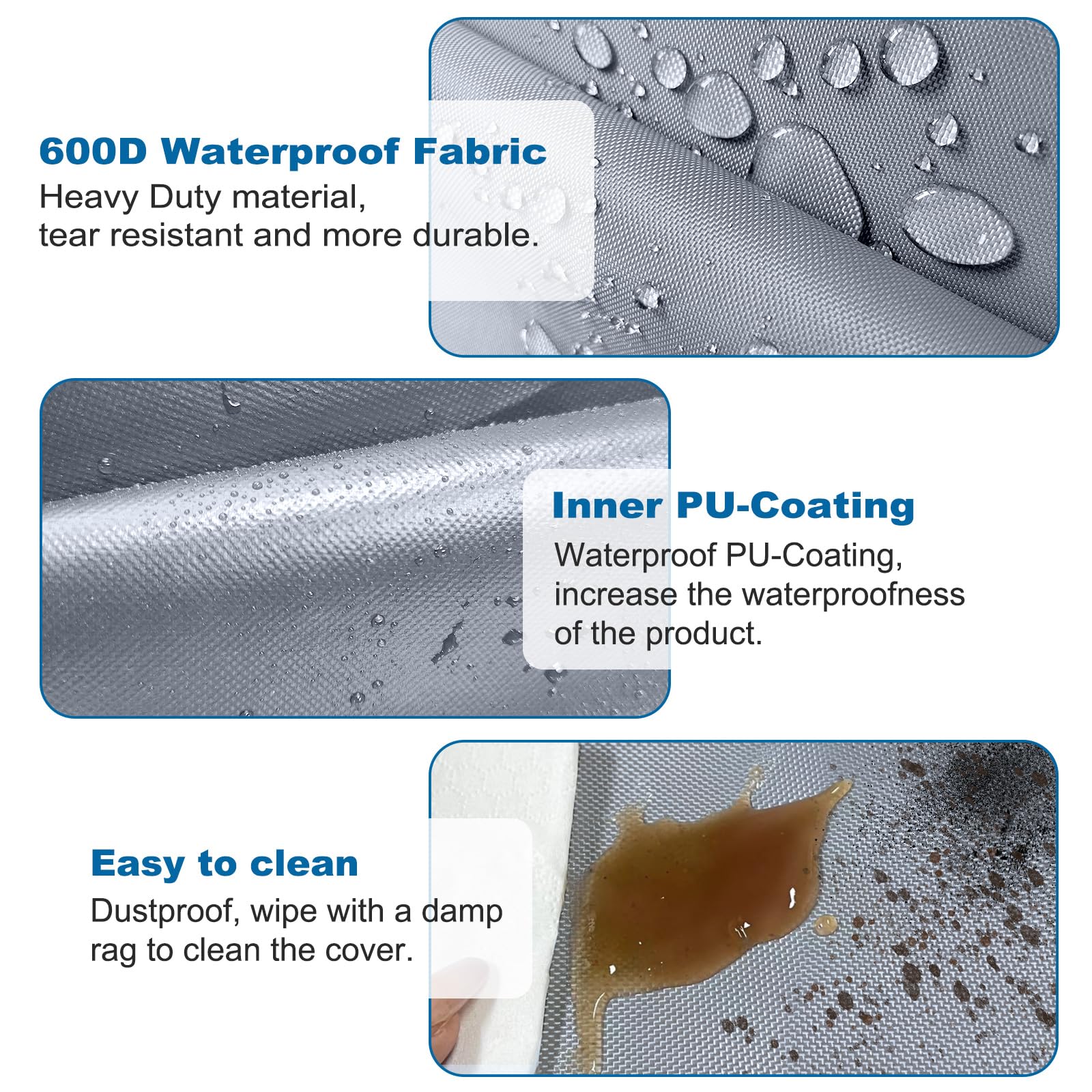 Akefit Air Conditioner Cover For Outside, Heavy Duty Waterproof Ac Defender With Durable Oxford Fabric, Veranda Ac Protector (Gr