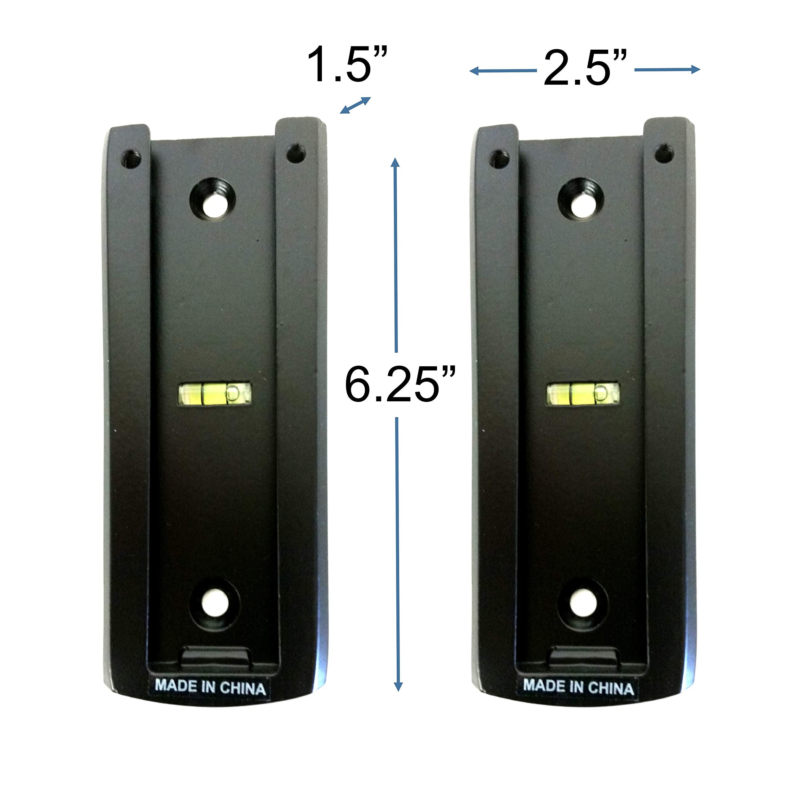 Master Mounts 2300B Extra Mounting Brackets (2 Pack) To Use With Master Mount 2311L And 2322L / These Brackets Will Allow You To Use The 2311L And 2322L Tv Mounts In Two Separate Locations