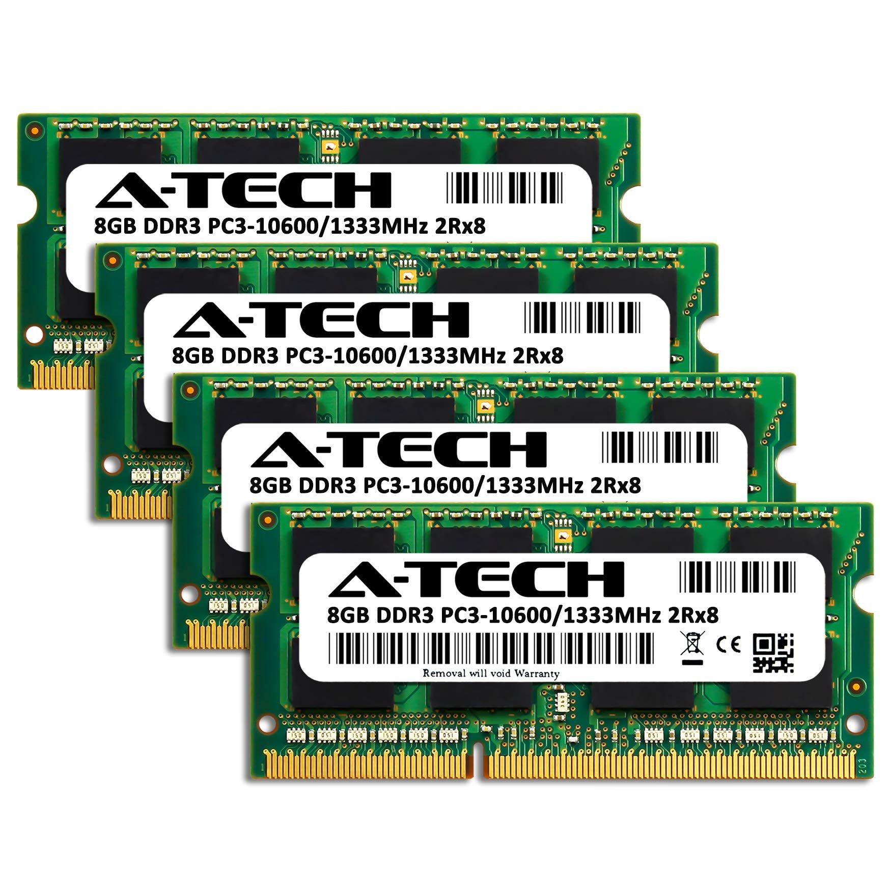 A Tech 32Gb (4X8Gb) Ram For Apple Imac (Mid 2010 27 Inch 4 Core, Mid 2011 21.5/27 Inch) | Ddr3 1333Mhz Pc3 10600 204 Pin Sodimm