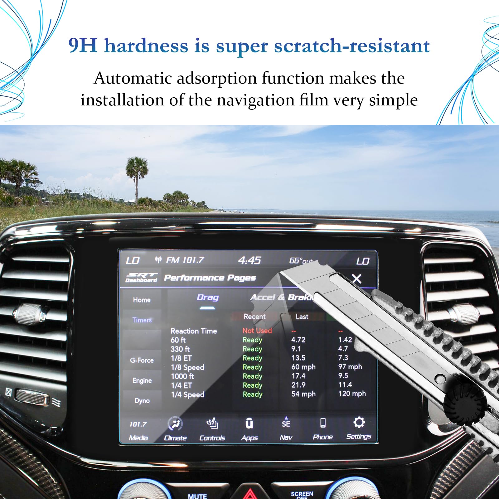 Sktu For 2021 Jeep Grand Cherokee Screen Protector 2019 2021 Grand Cherokee 8.4In Navigation 2021 Grand Cherokee Accessories Tem