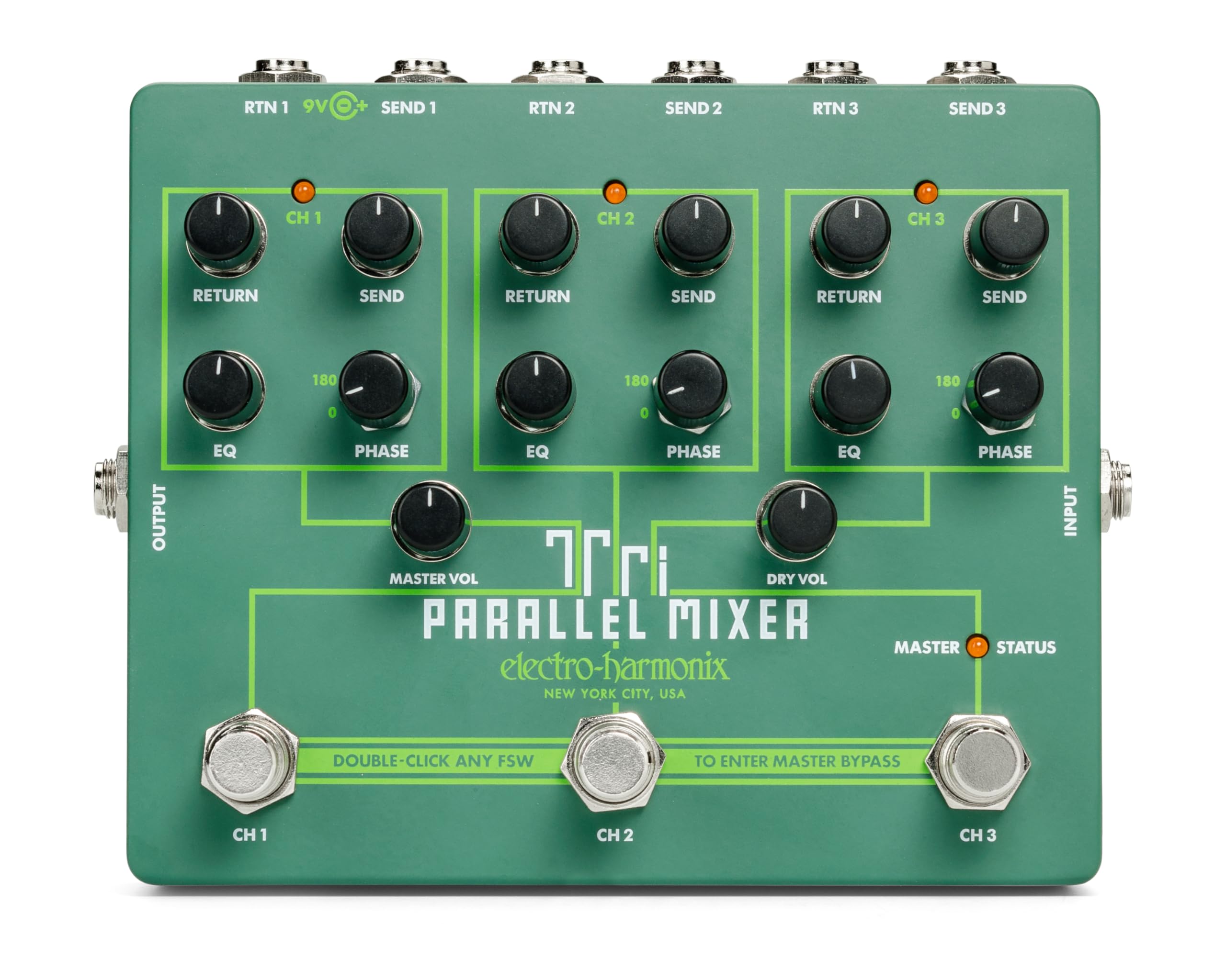 Electro Harmonix Tri Parallel Mixer Effects Loop Mixer/Switcher Pedal